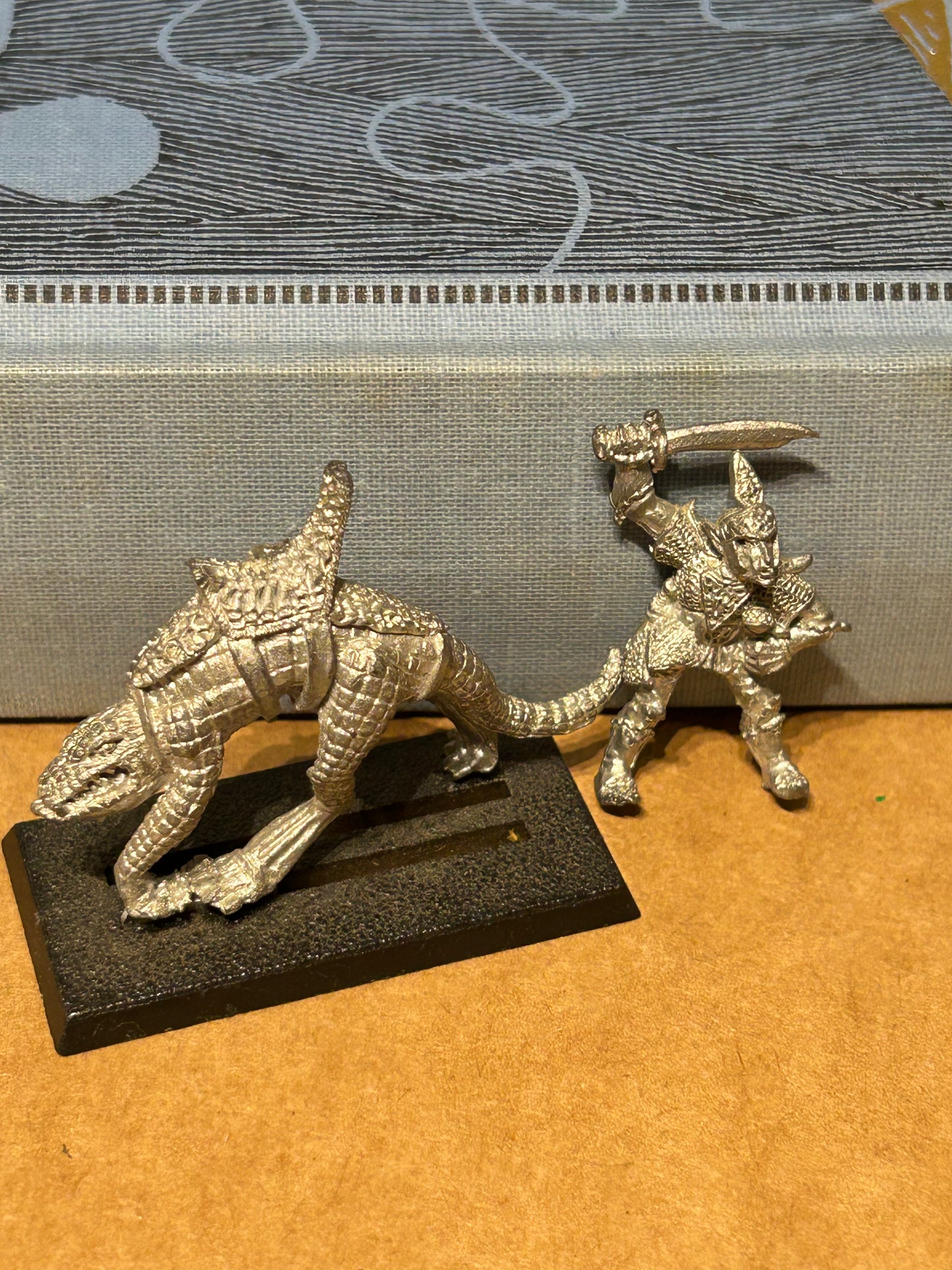 Citadel Warhammer 80s C21 Dark Elf Orribul on Cold One
