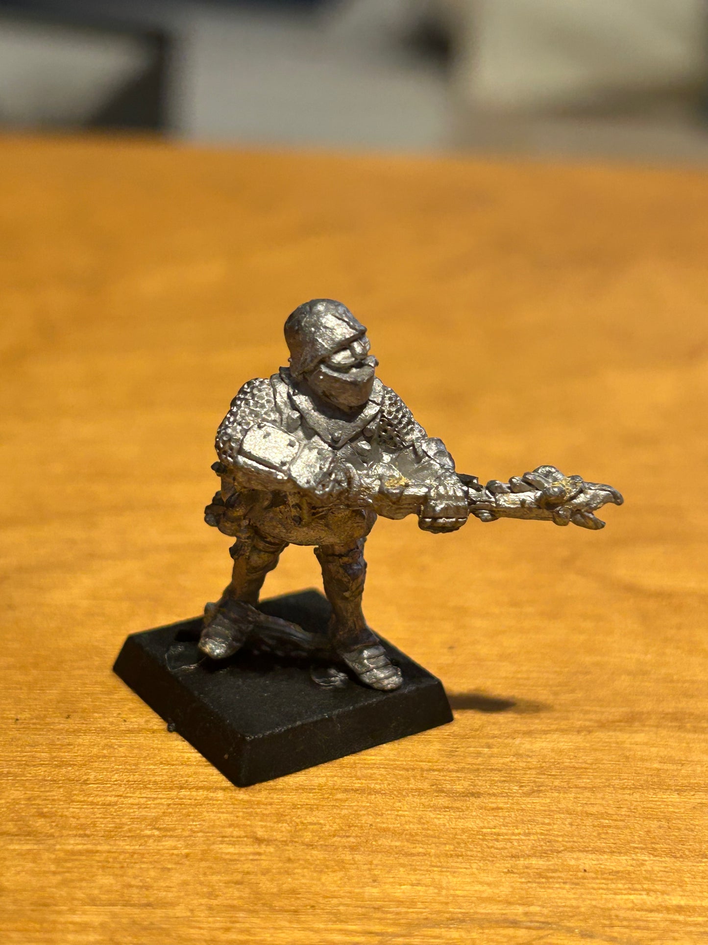 Games Workshop Citadel F2 Fighter Arque Busier Rifle Milita 1985 Fighters