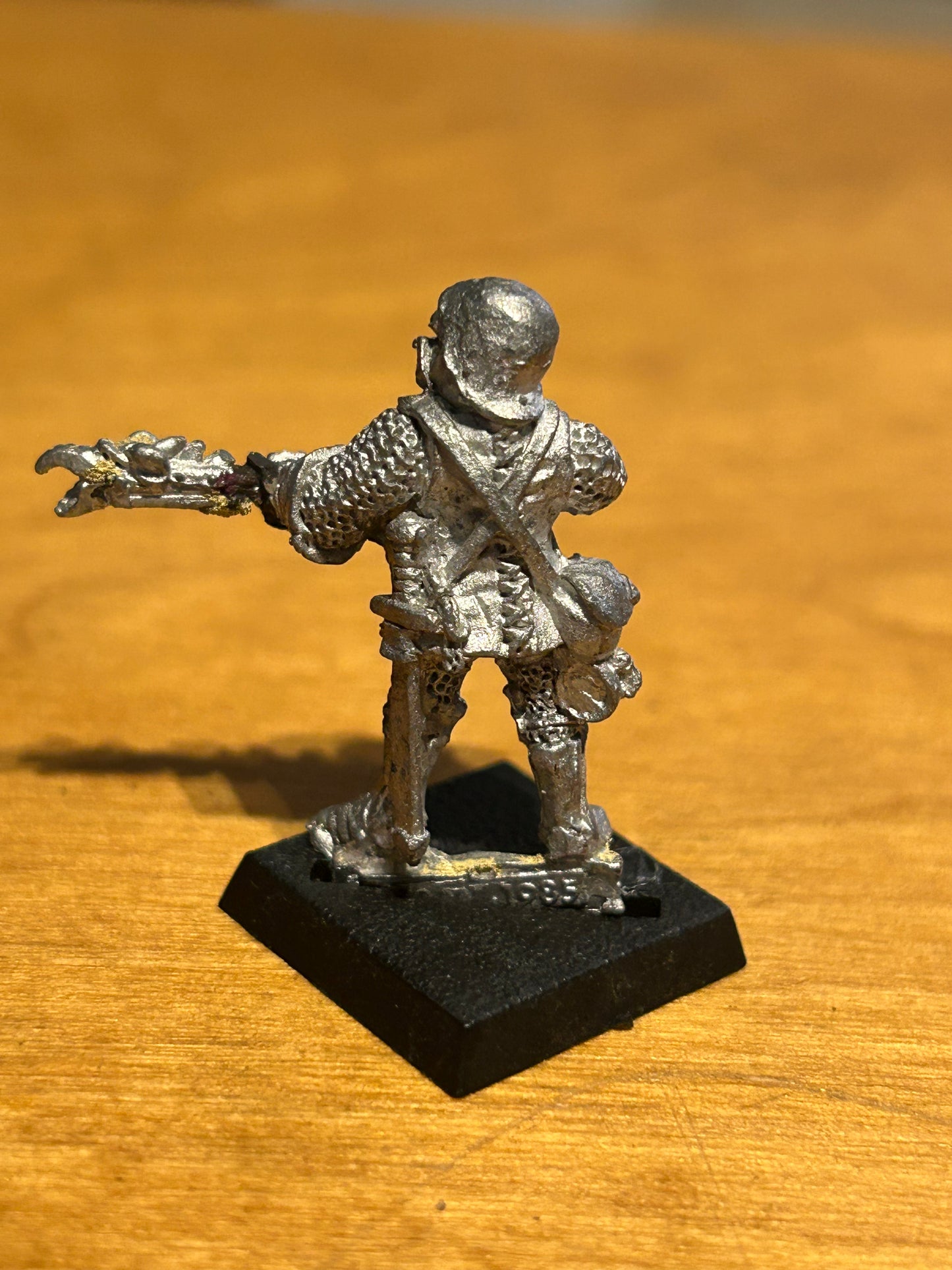 Games Workshop Citadel F2 Fighter Arque Busier Rifle Milita 1985 Fighters
