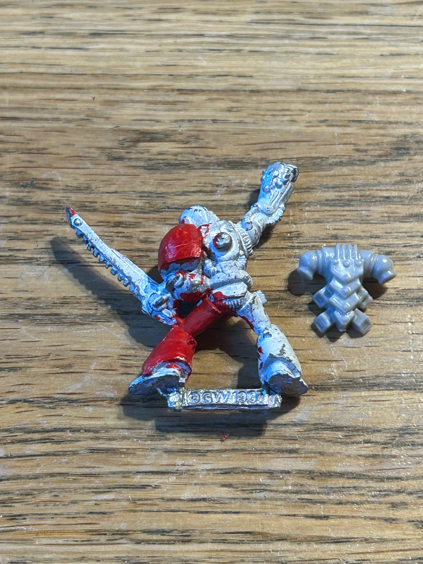 Warhammer 40K Rogue Trader Space Marine RT101 Captain Dozier Metal