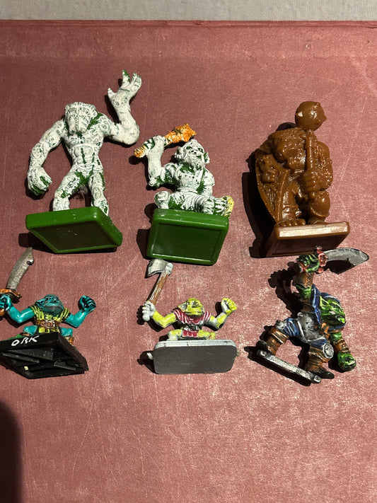 Heroquest and other board games  green skins collection warhammer fantasy proxy