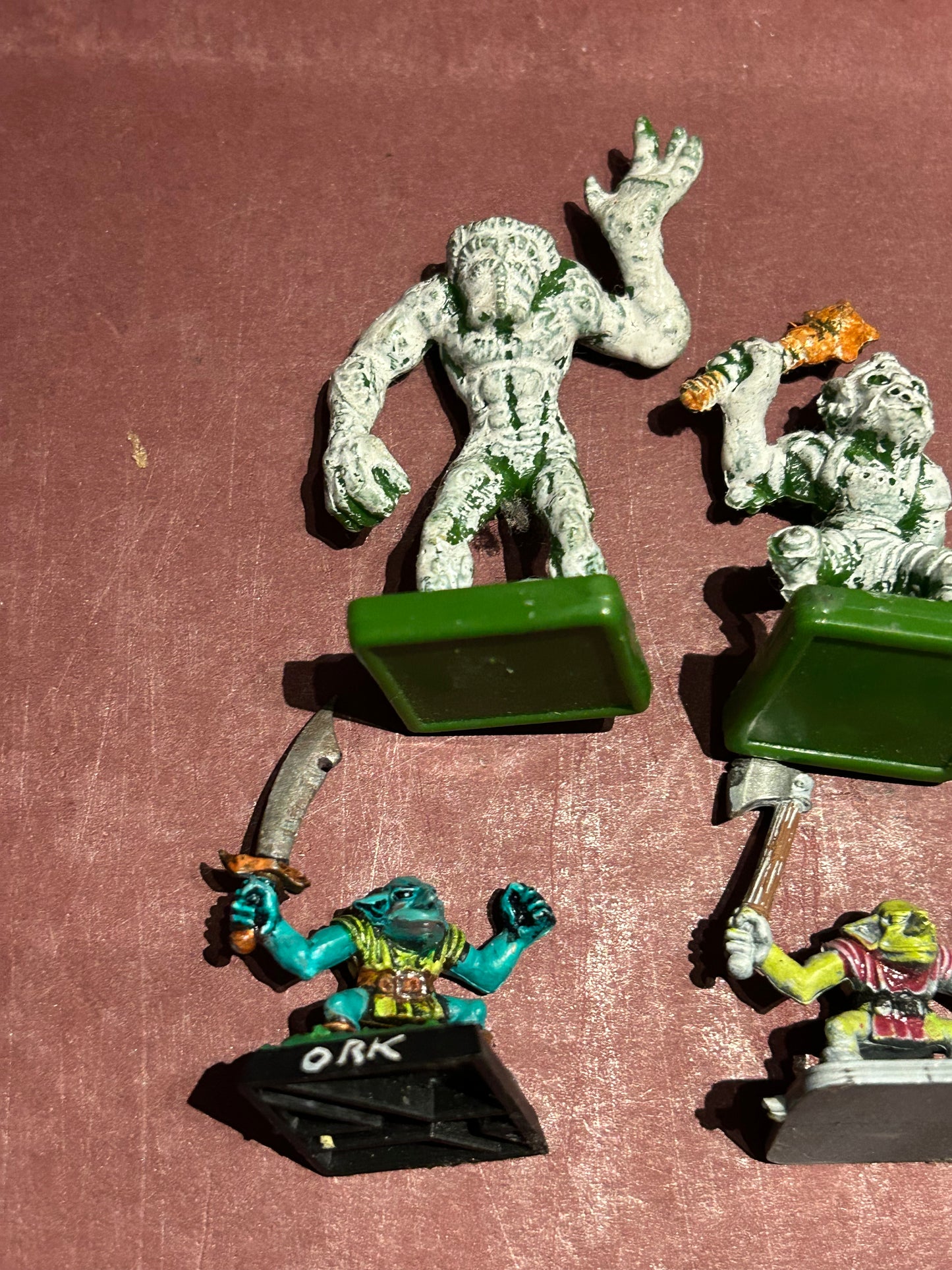 Heroquest and other board games  green skins collection warhammer fantasy proxy