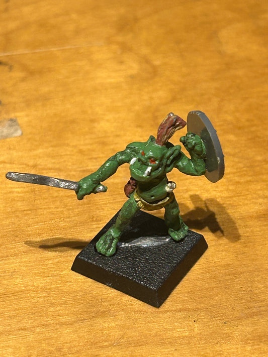 Warhammer fantasy savage orc sword and shield