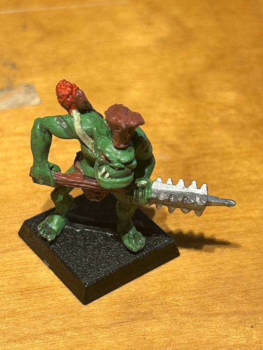 Warhammer fantasy savage orc with great weapon