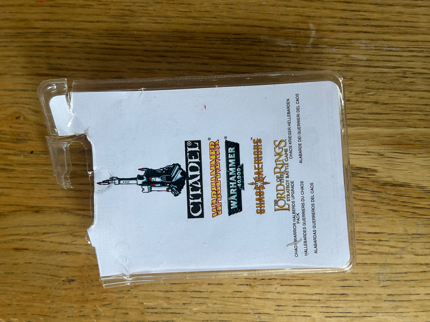 Warhammer The Old World Whfb Chaos Warriors Halberds Upgrade Pack Resin GW