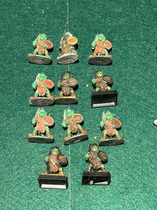 Warhammer fantasy Grom’s Goblin Guard x11