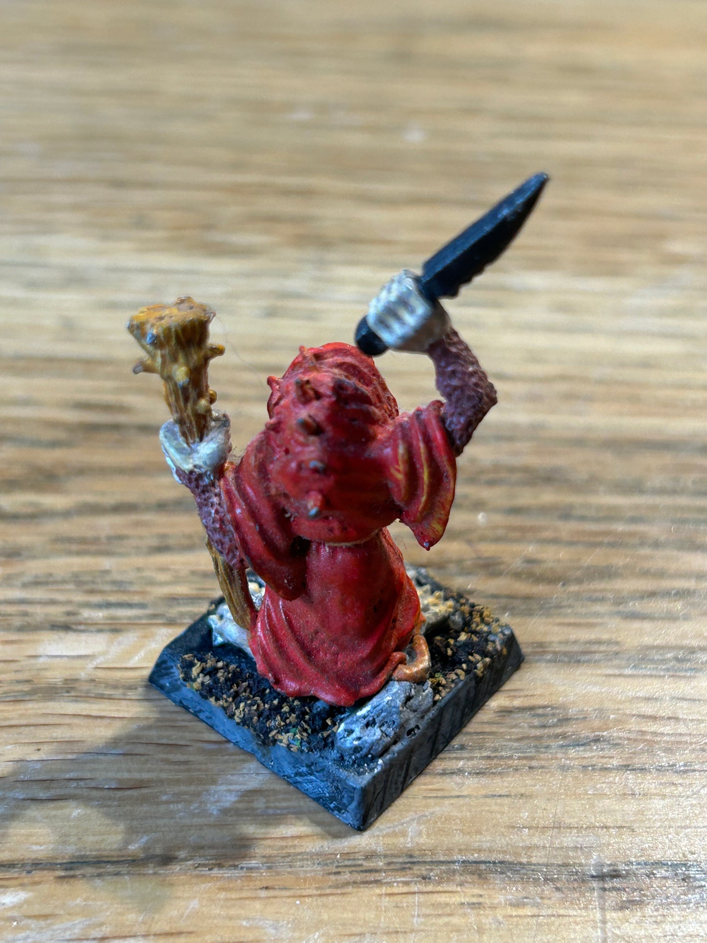 Skaven Spyne Blightmaster Plague Monk Staff Dagger Ratmen C47 warhammer fantasy old world