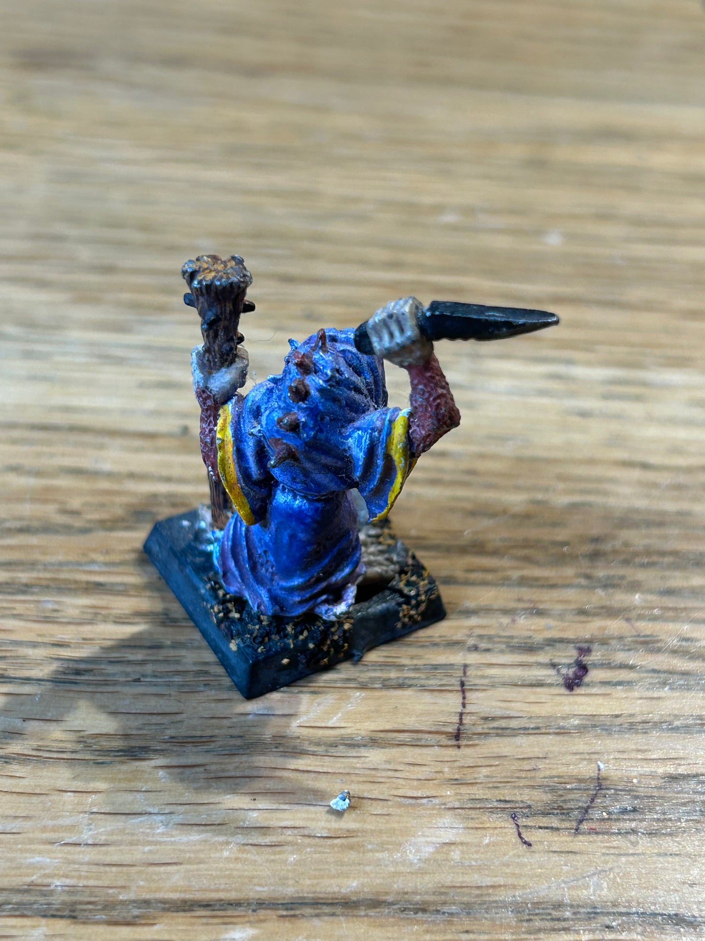 Skaven Spyne Blightmaster Plague Monk Staff Dagger Ratmen C47 warhammer fantasy old world