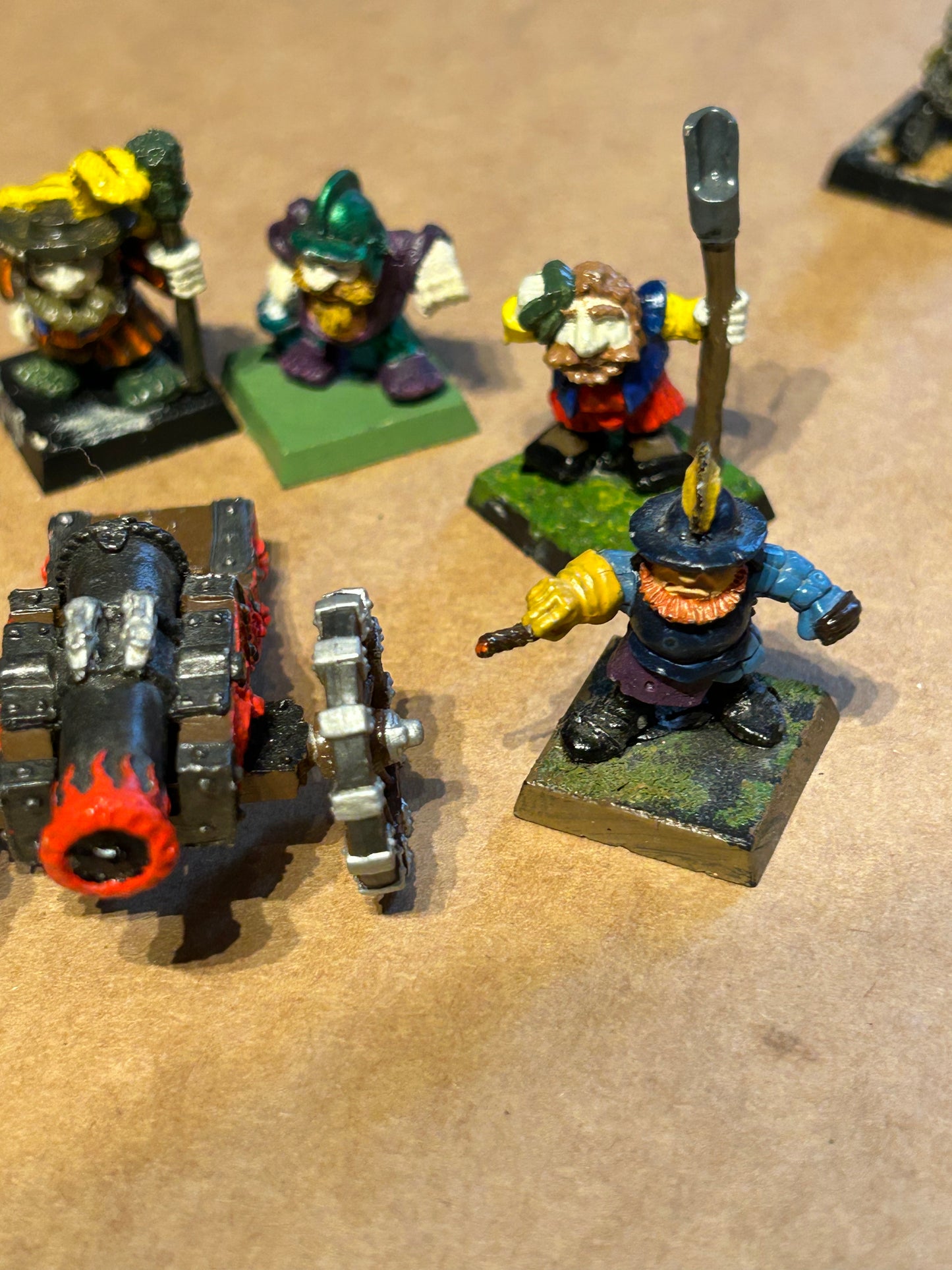 Warhammer fantasy marauder dwarf cannon / siege gun MM13