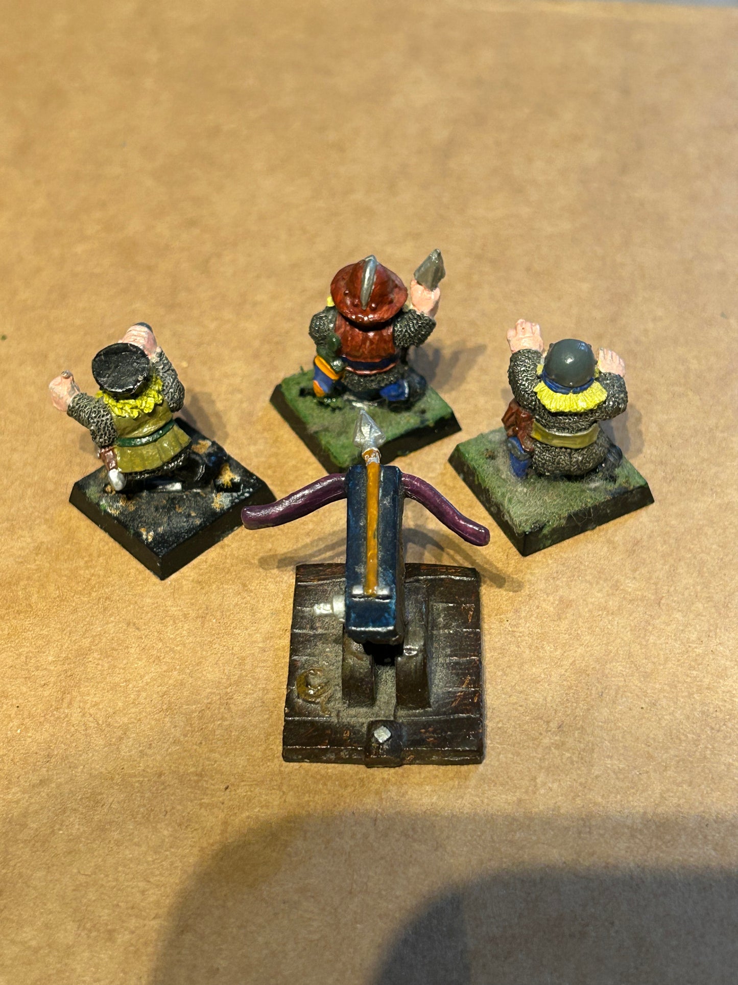 DWARF 4362 bolt thrower with 3 crew Dwarfs Army Warhammer fantasy