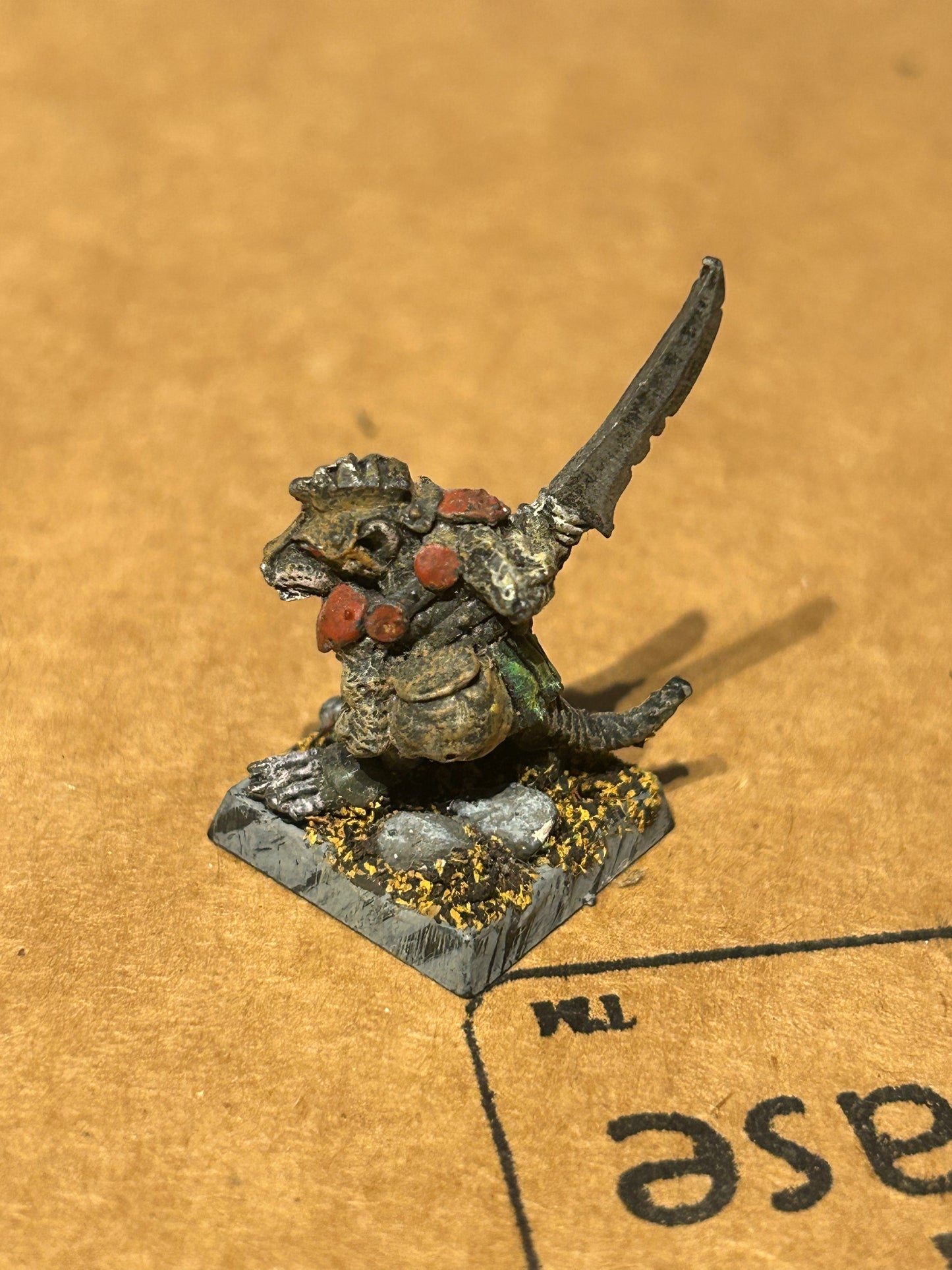 Skaven - C47 Clan Rat with Halberd Warpspur Citadel Ratmen 1987 warhammer fantasy