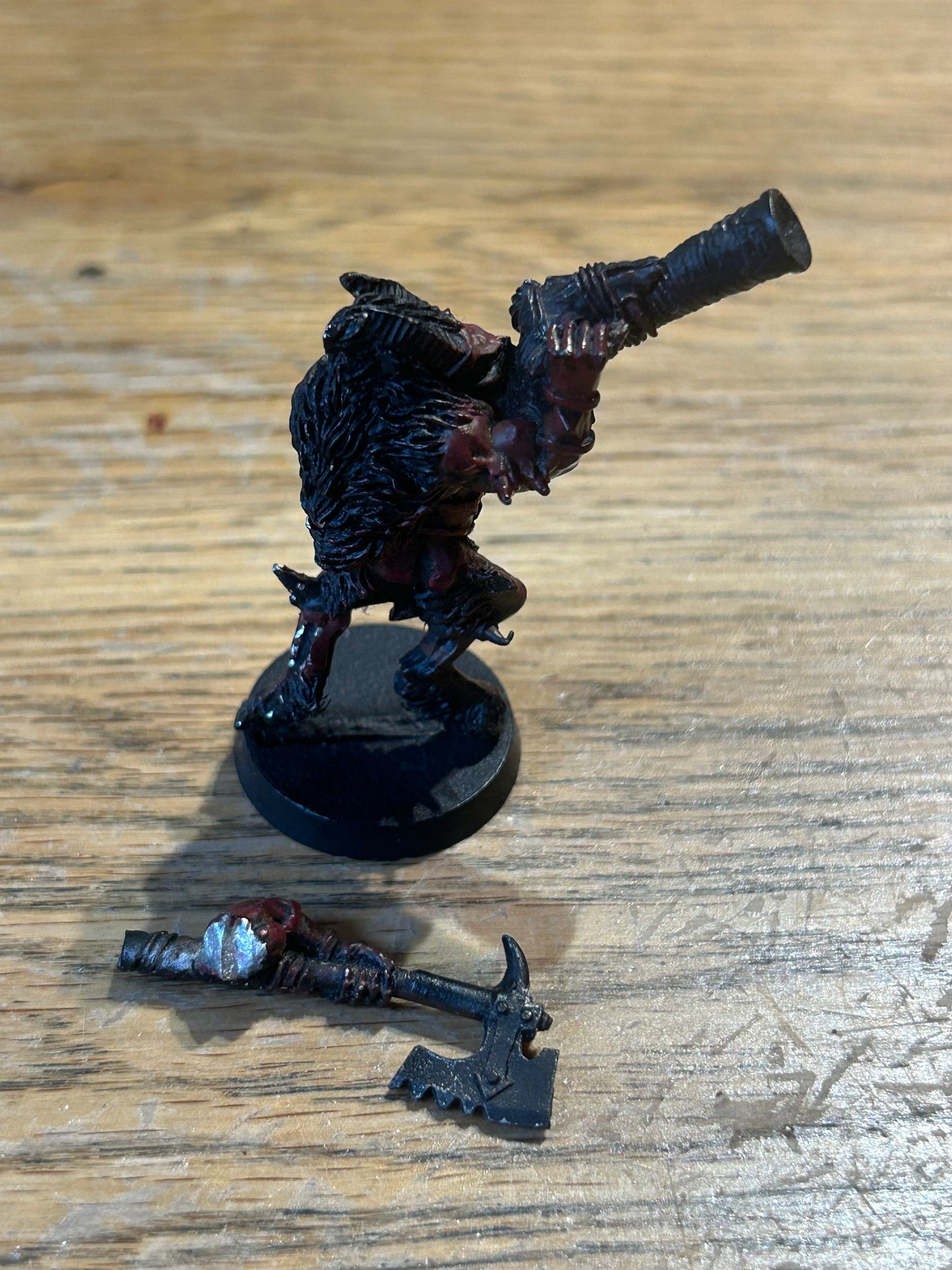 Warhammer 40k, Chaos Bloodletter Daemon, Khorne musician, Metal