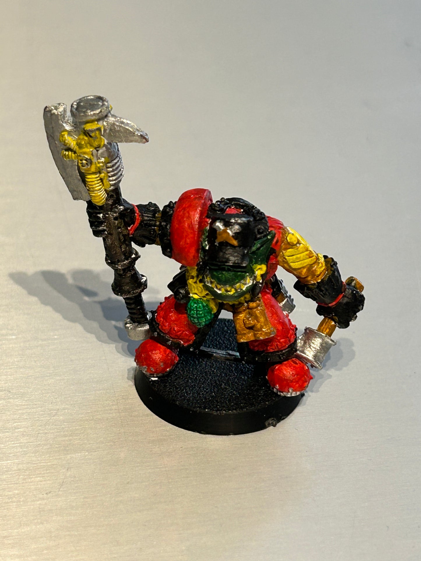 Space Ork Blood Axe Boss Metal Citadel Kev Adams Nob Rogue Trader warhammer 40k