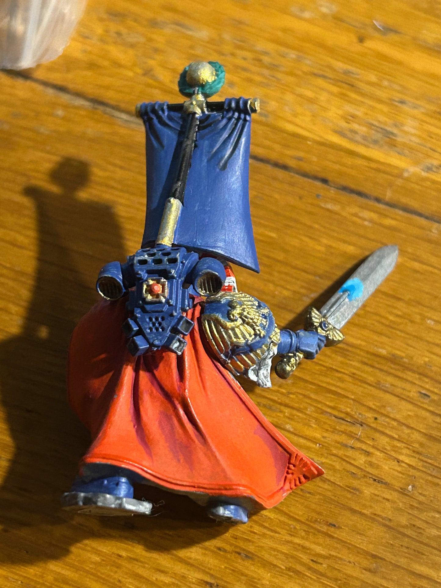 Warhammer 40k space marine captain plastic