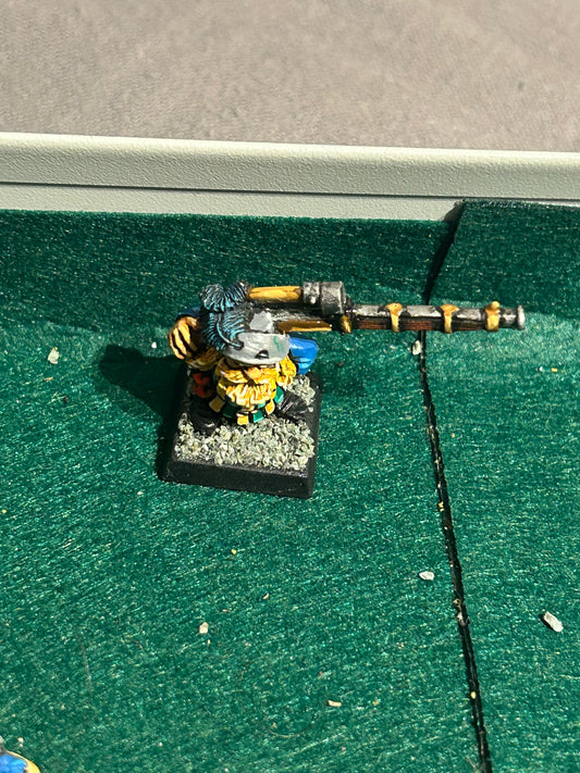 Warhammer Fantasy Dwarves converted Marauder Dwarf Thunderer