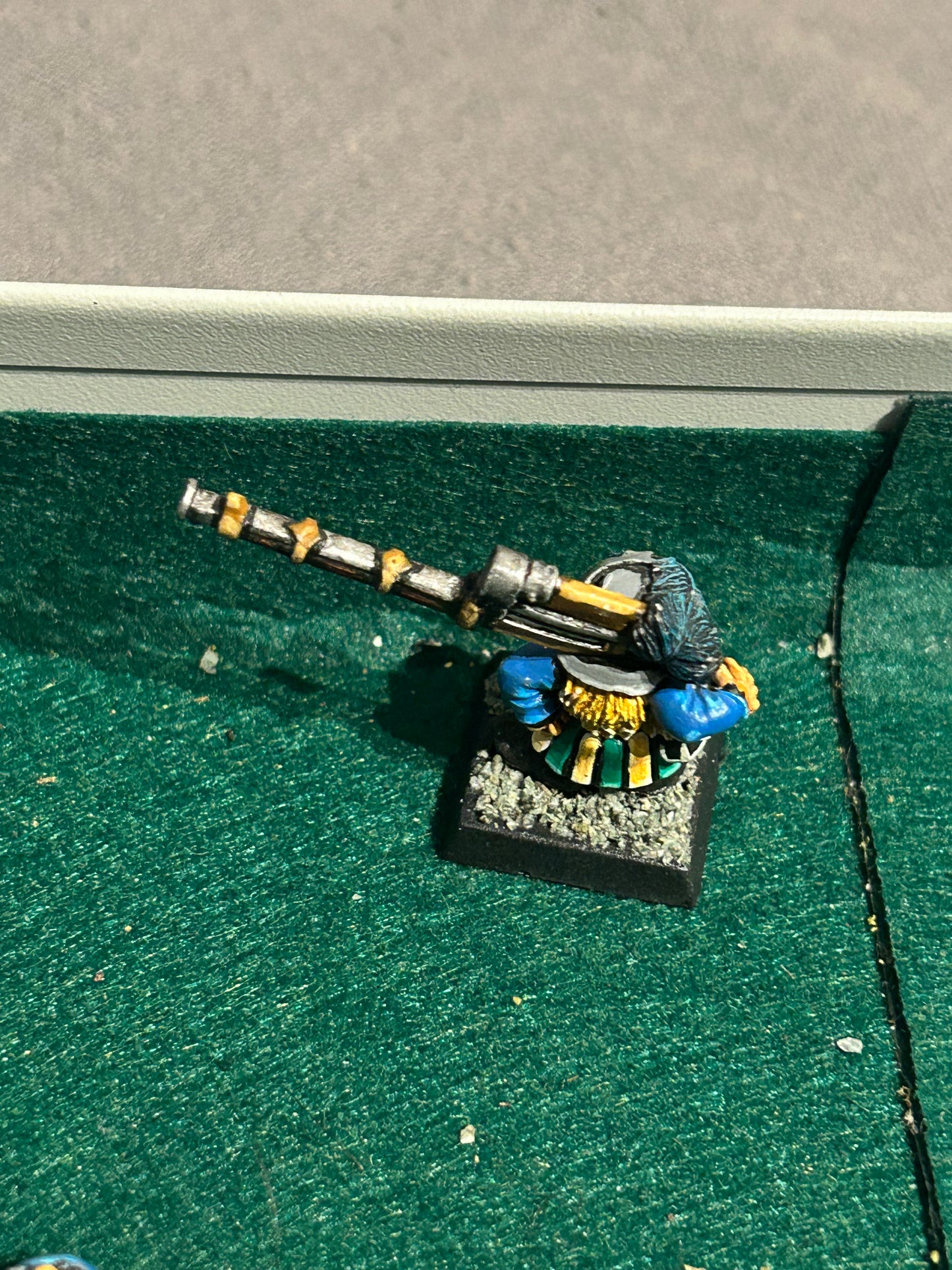Warhammer Fantasy Dwarves converted Marauder Dwarf Thunderer