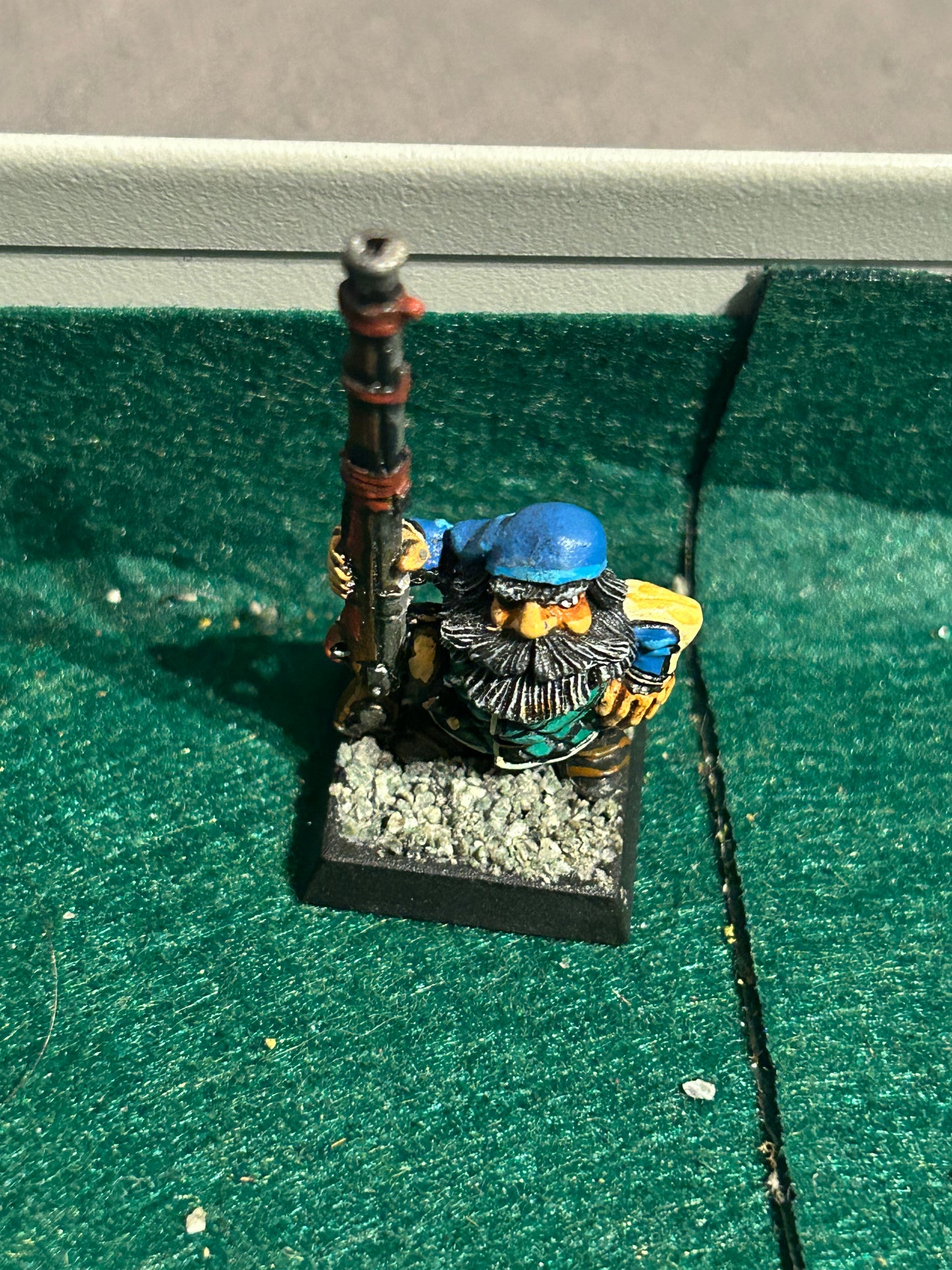 Warhammer Fantasy Dwarves converted Marauder Dwarf Thunderer