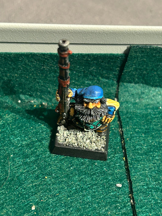 Warhammer Fantasy Dwarves converted Marauder Dwarf Thunderer