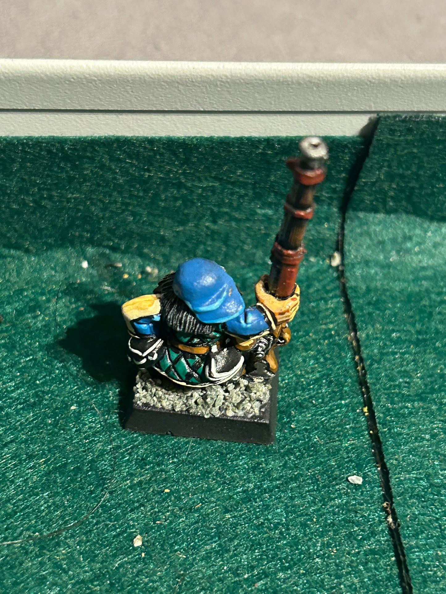 Warhammer Fantasy Dwarves converted Marauder Dwarf Thunderer