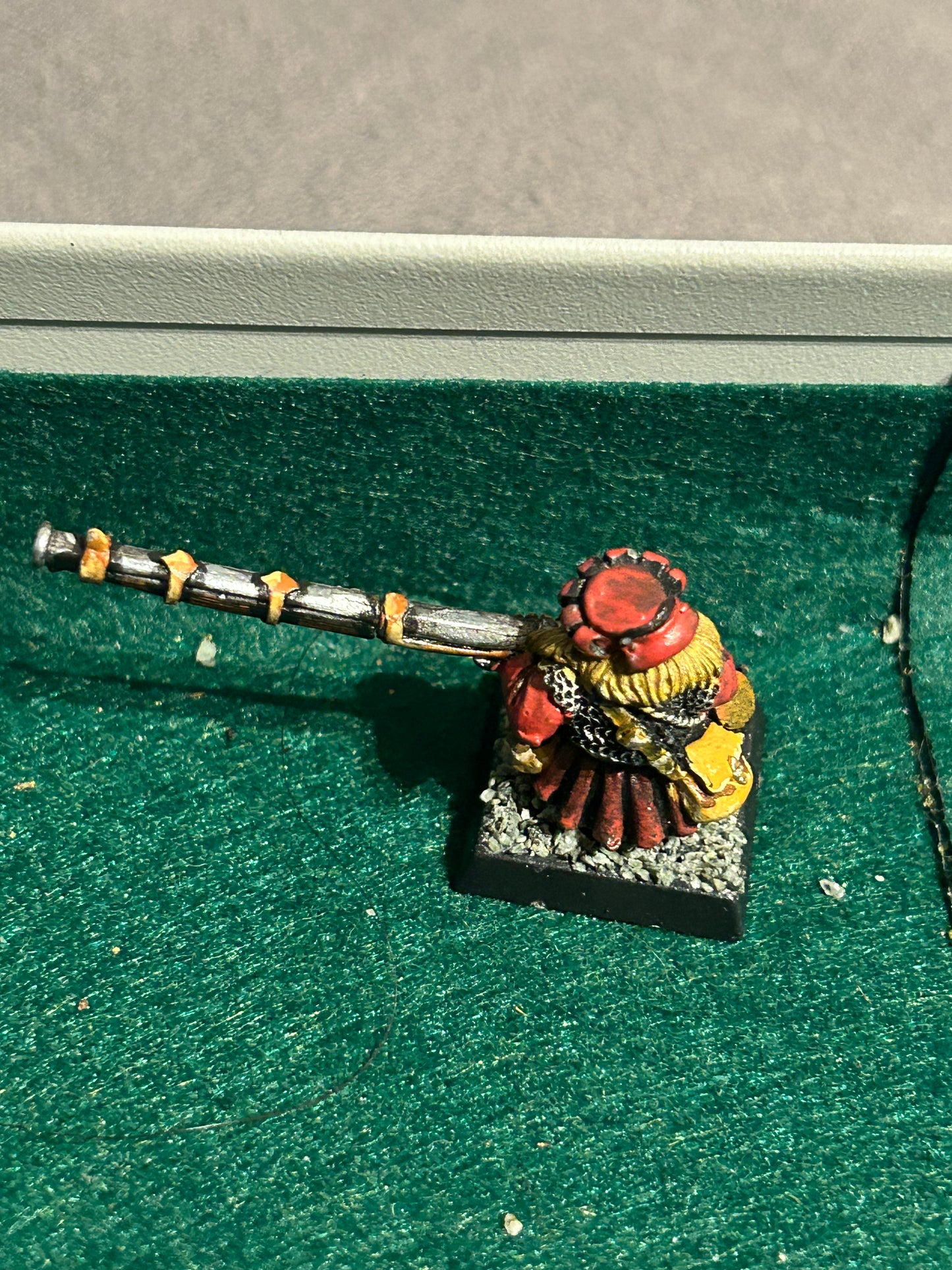 Warhammer Fantasy Dwarves converted Marauder Dwarf Thunderer