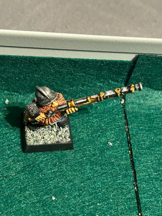 Warhammer Fantasy Dwarves converted Marauder Dwarf Thunderer