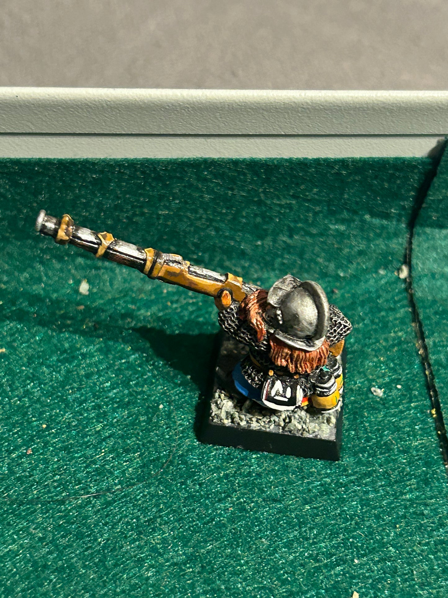 Warhammer Fantasy Dwarves converted Marauder Dwarf Thunderer