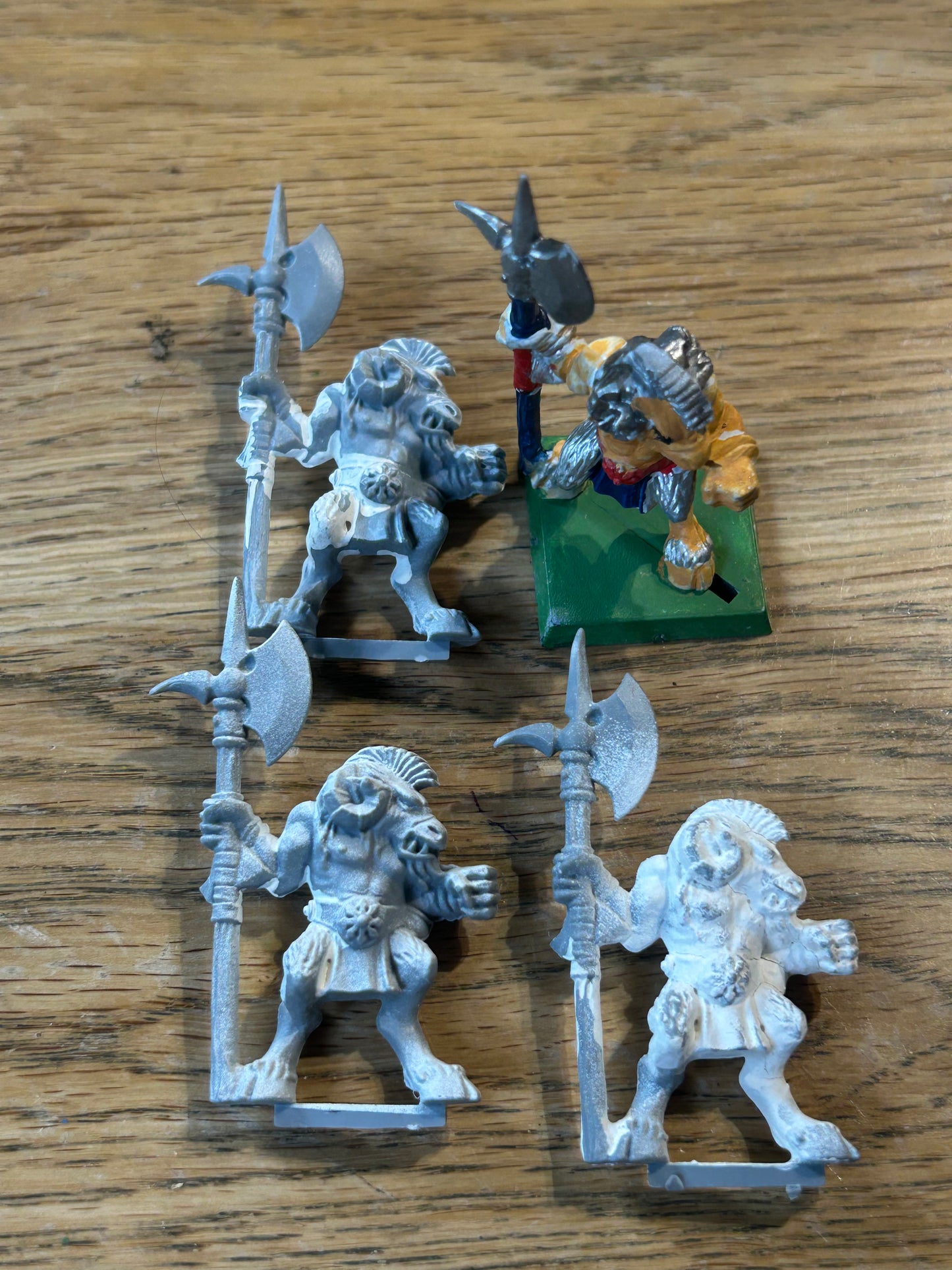 Warhammer fantasy monopose beastmen x4