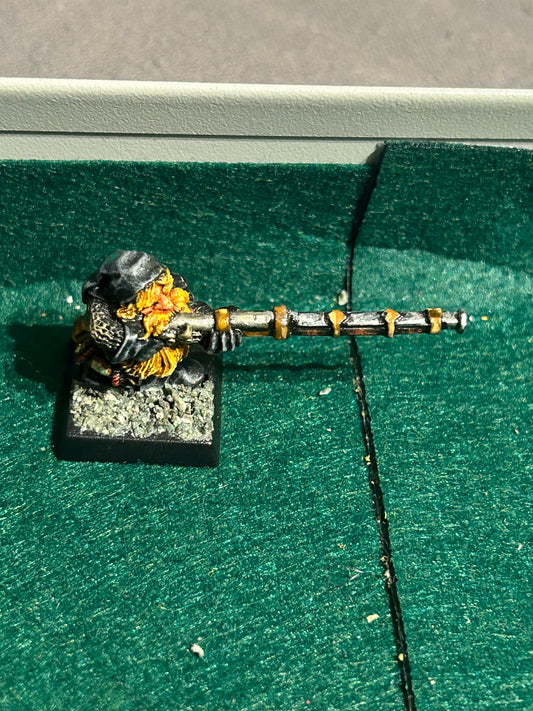 Warhammer Fantasy Dwarves converted Marauder Dwarf Thunderer