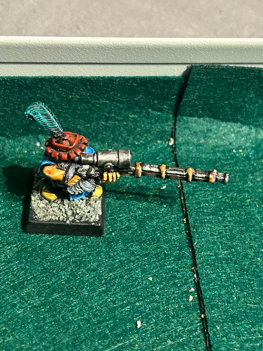 Warhammer Fantasy Dwarves converted Marauder Dwarf Thunderer