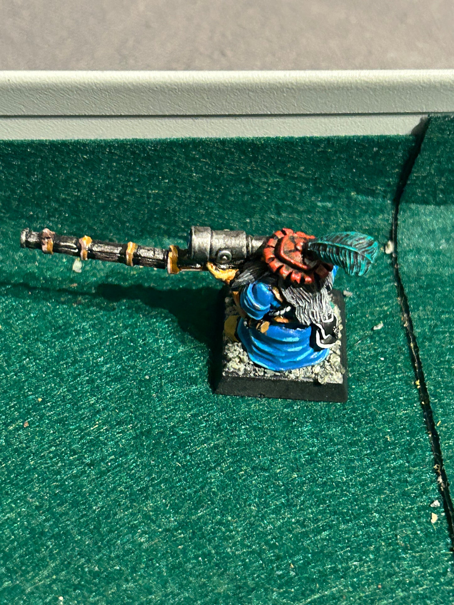 Warhammer Fantasy Dwarves converted Marauder Dwarf Thunderer
