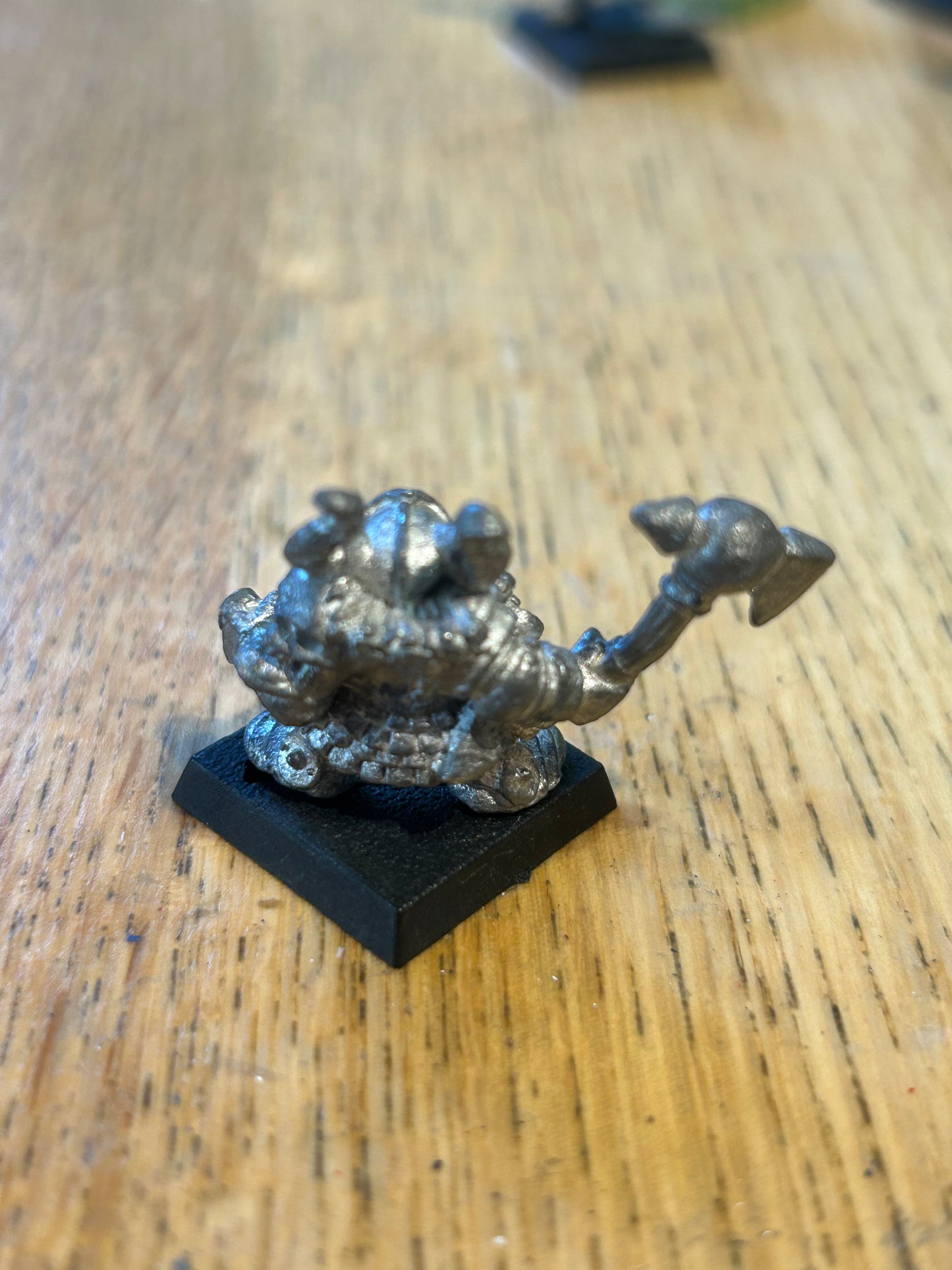 Warhammer Chaos Dwarf Skull Helm Axe MM90 Marauder Realm Of Dwarves Metal