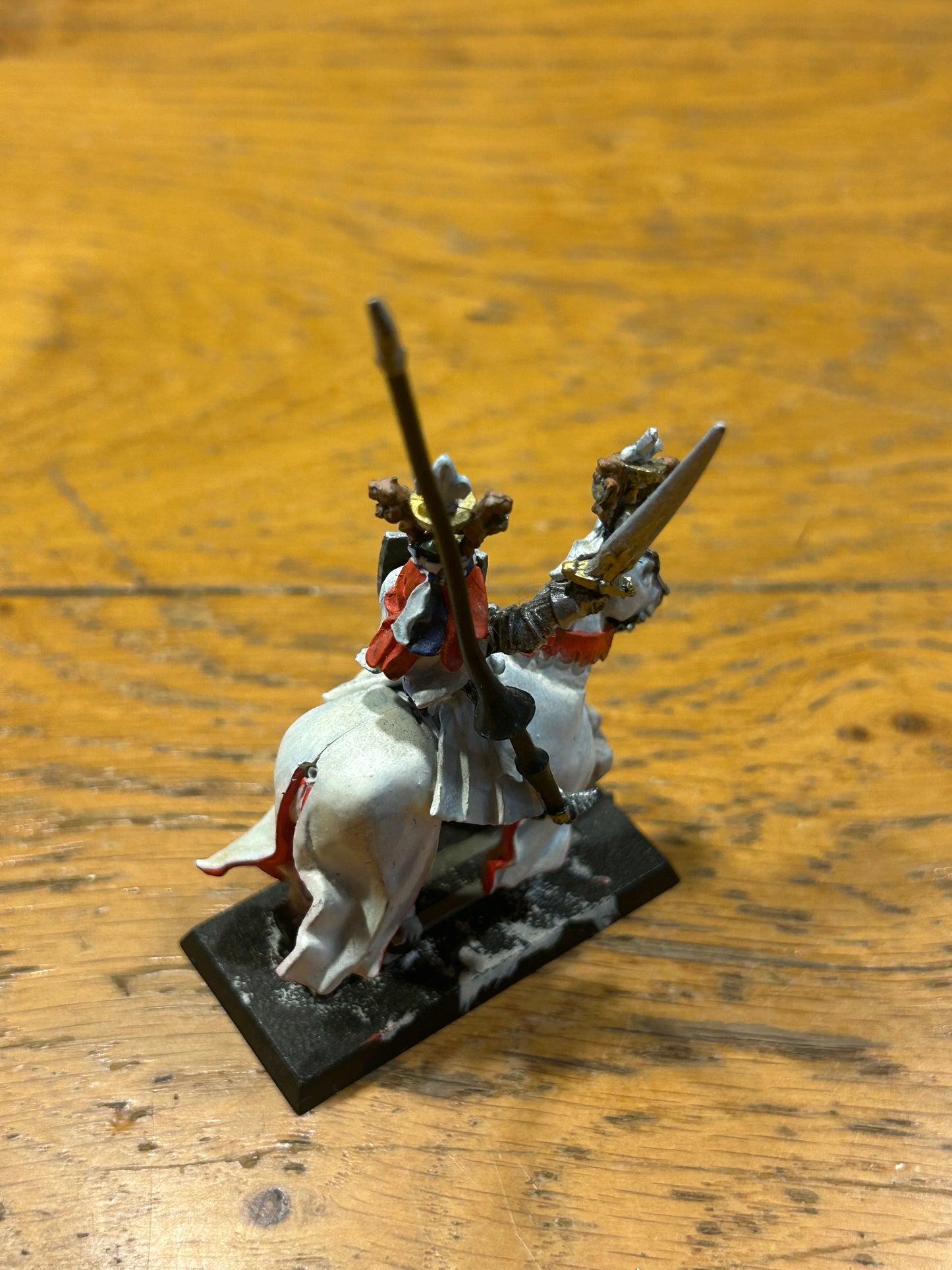 Warhammer Fantasy BRETONNIAN GRAIL KNIGHT champion metal 5th edition