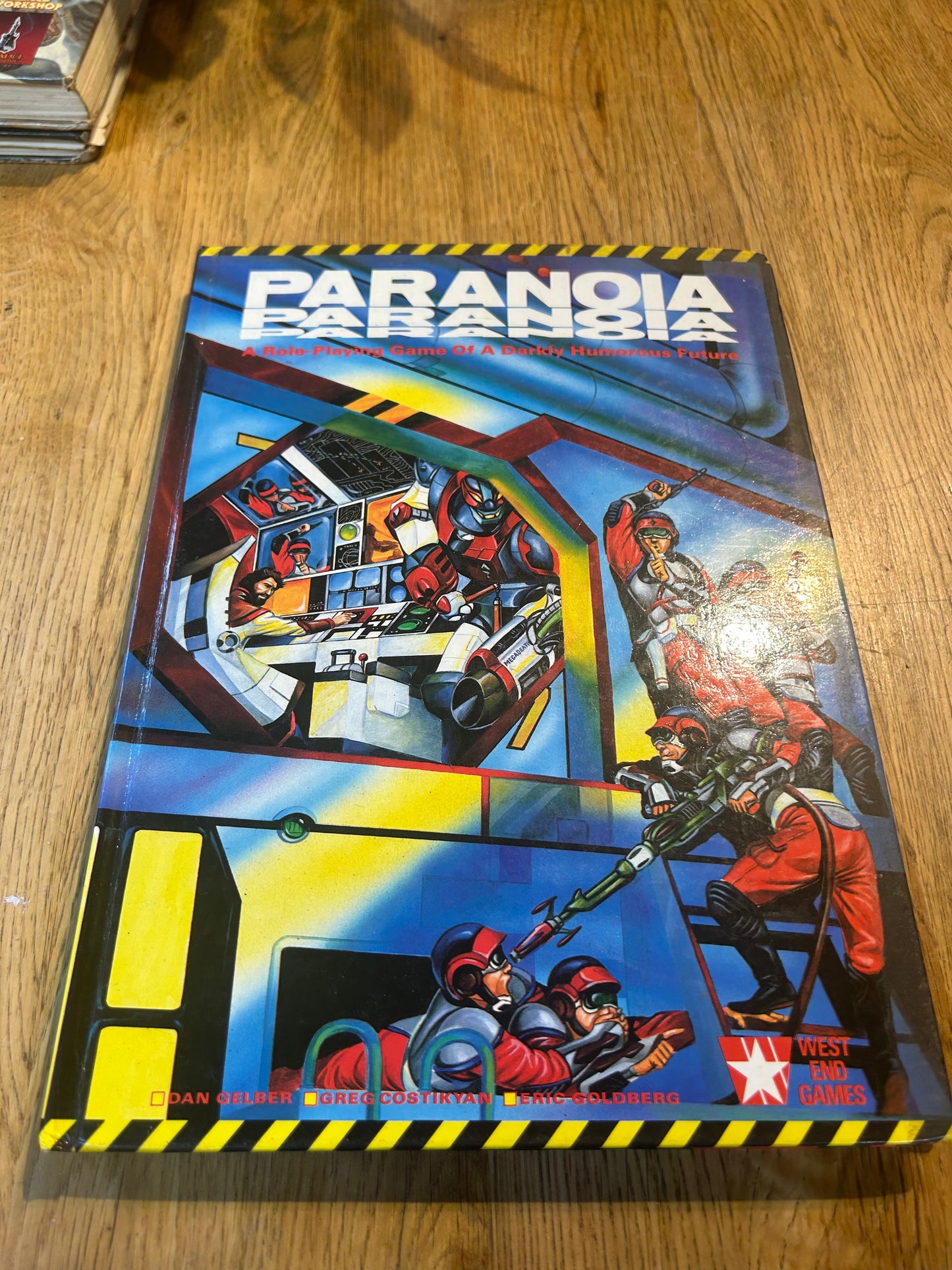 Paranoia Core Rules Sci-Fi RPG Book Roleplaying Games Workshop Hardcover (really good condition)
