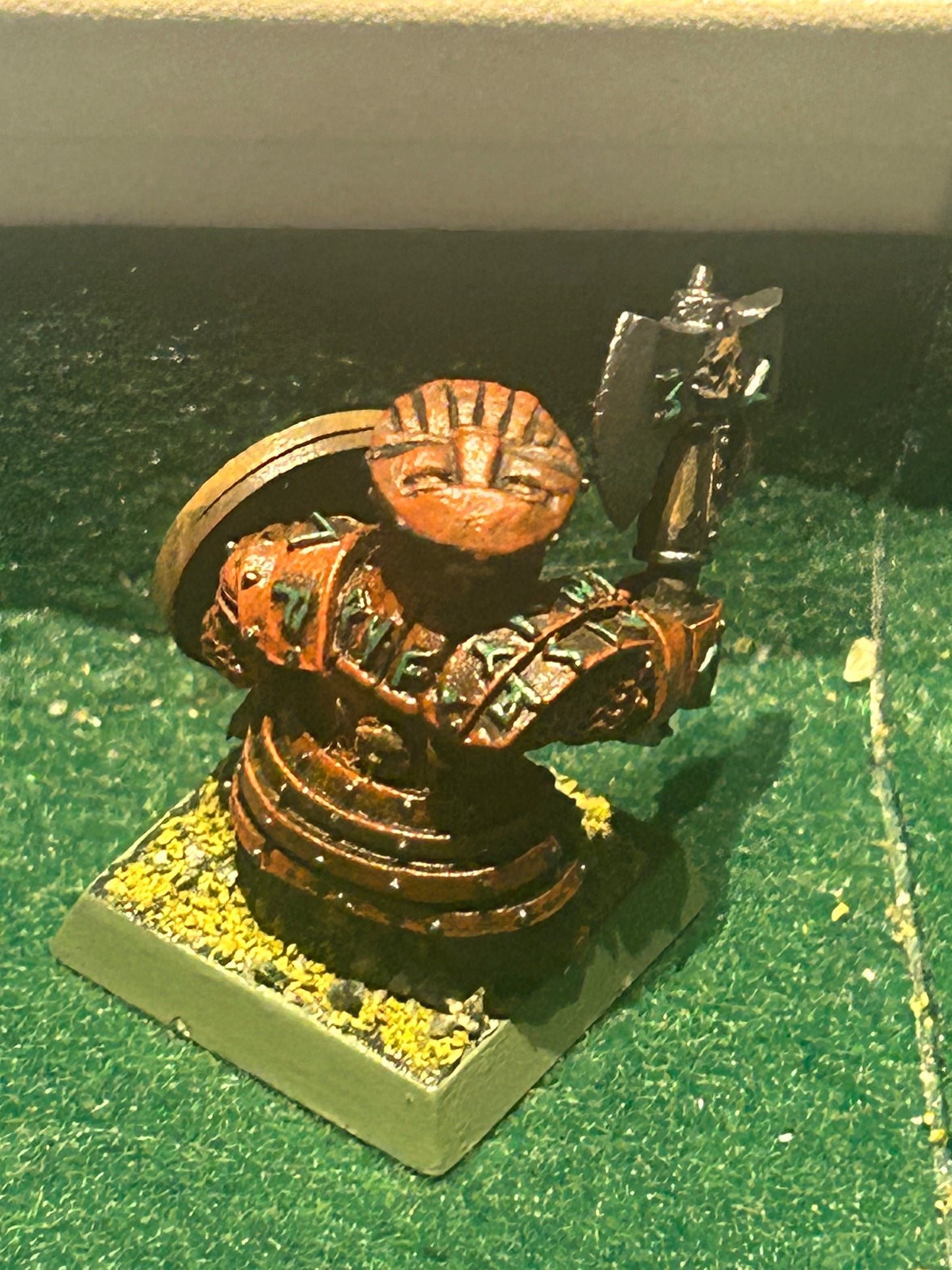 Warhammer fantasy dwarf iron breaker champion old world metal