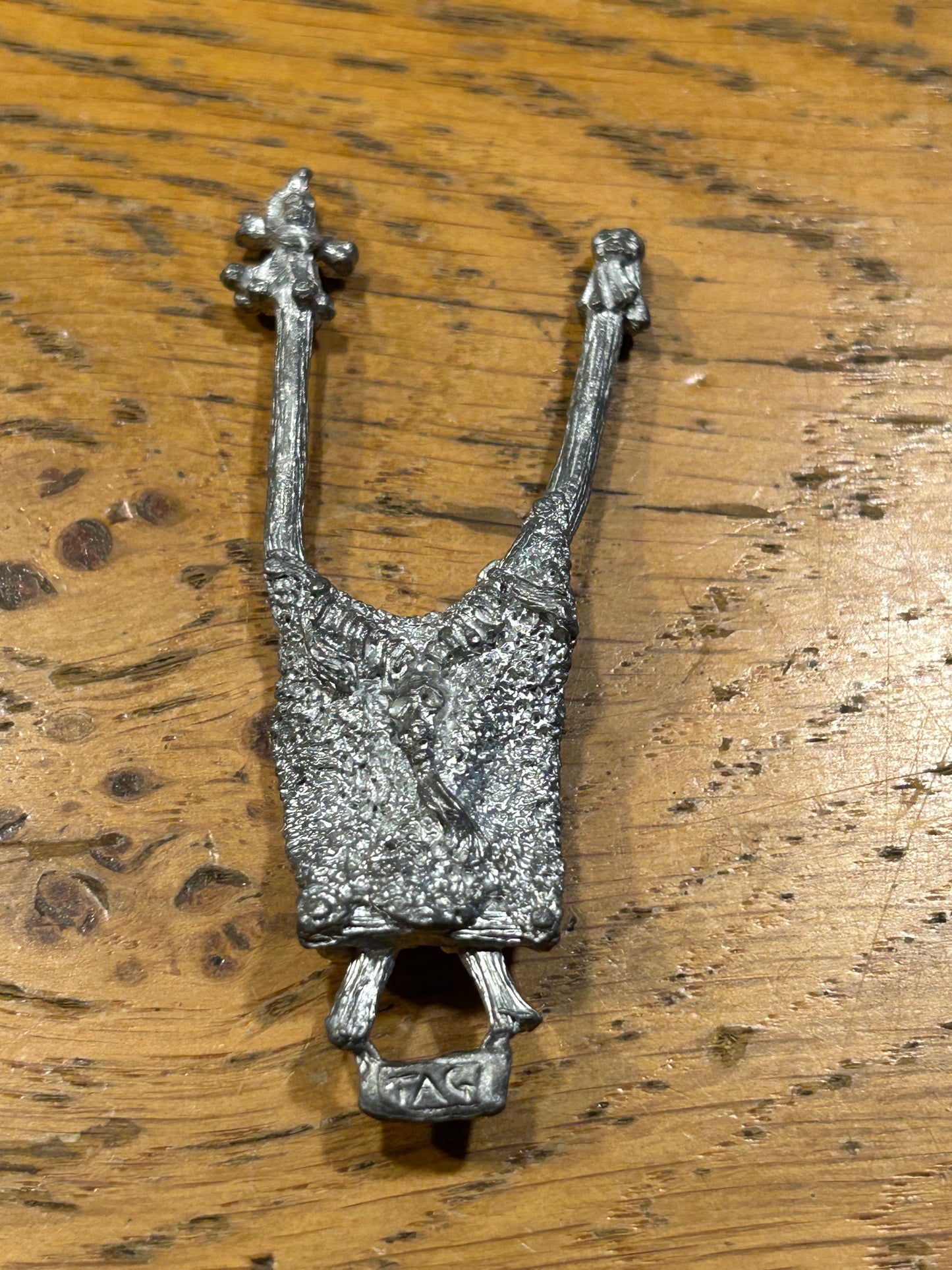 Vintage Orcs & Goblins WAR WYVERN BACKREST Banner Trophy metal Oldhammer