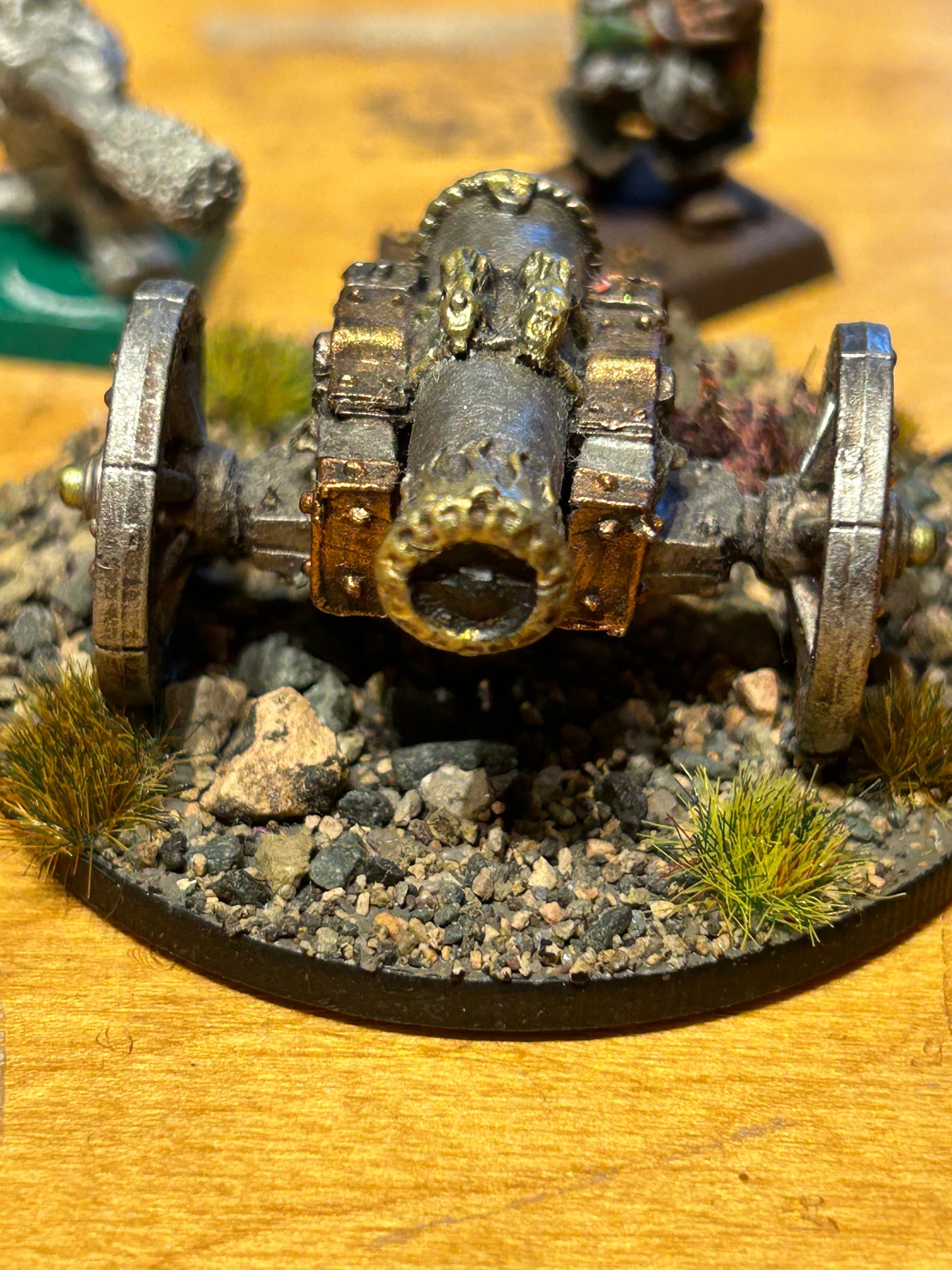 Warhammer Fantasy Old World Dwarf Cannon metal