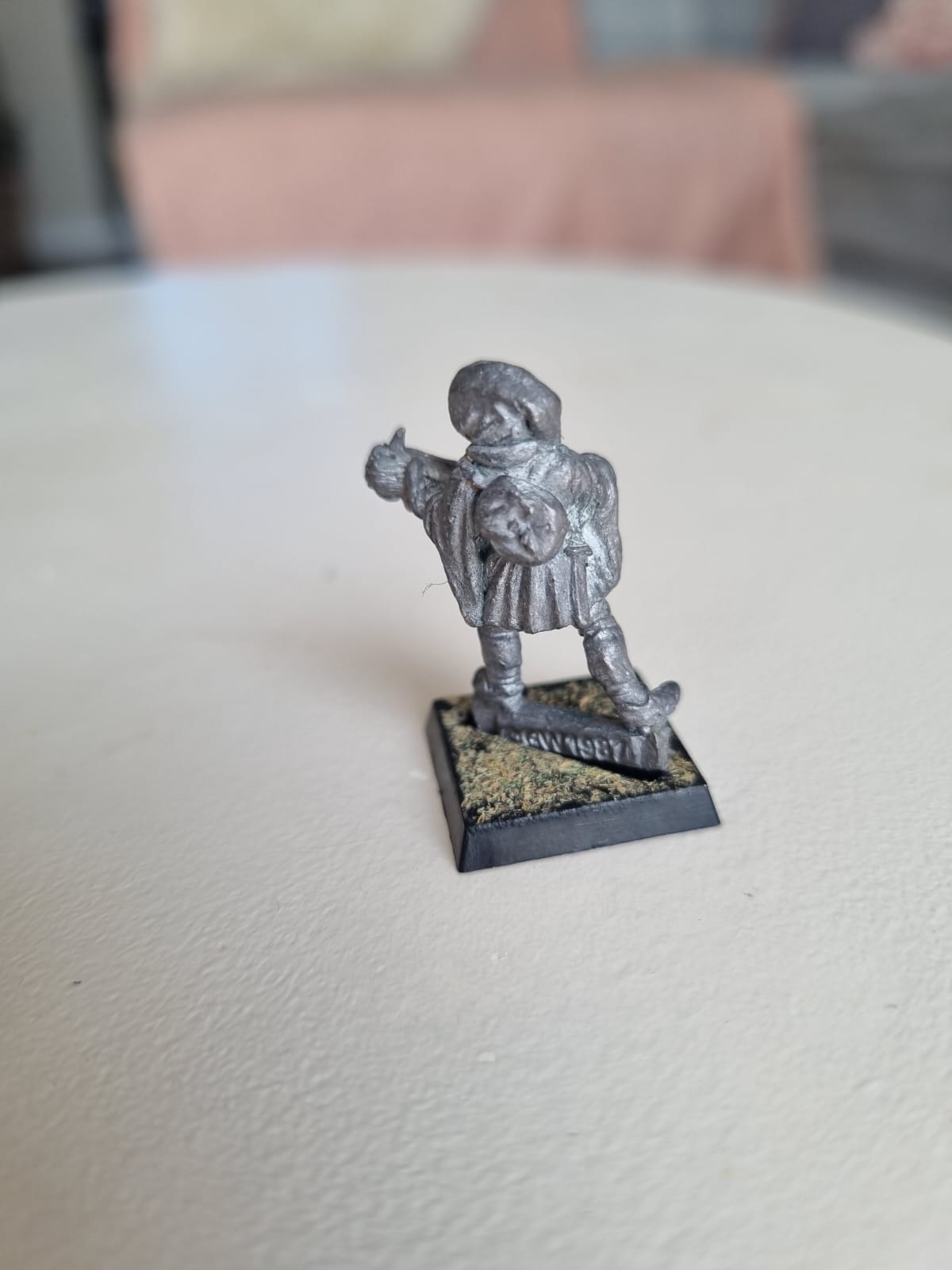 Vintage Warhammer C46 Villager Townsfolk 'Peasant Militiaman' Metal