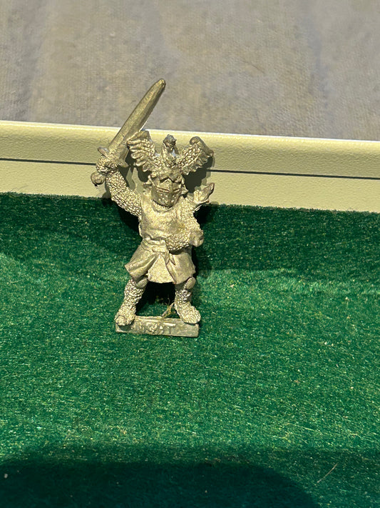 Citadel Warhammer - Men-at-arms - C26 / F9 - Siegfried - 1985 - Metal - OOP bretonnian