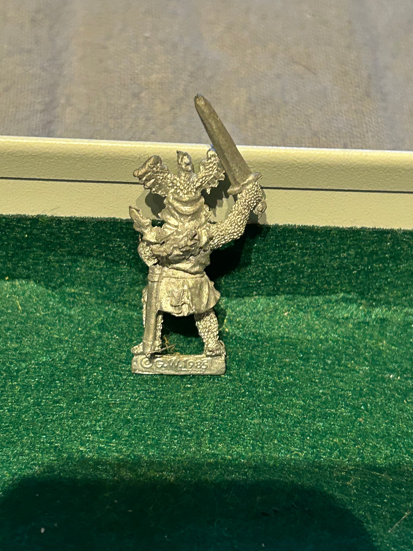 Citadel Warhammer - Men-at-arms - C26 / F9 - Siegfried - 1985 - Metal - OOP bretonnian