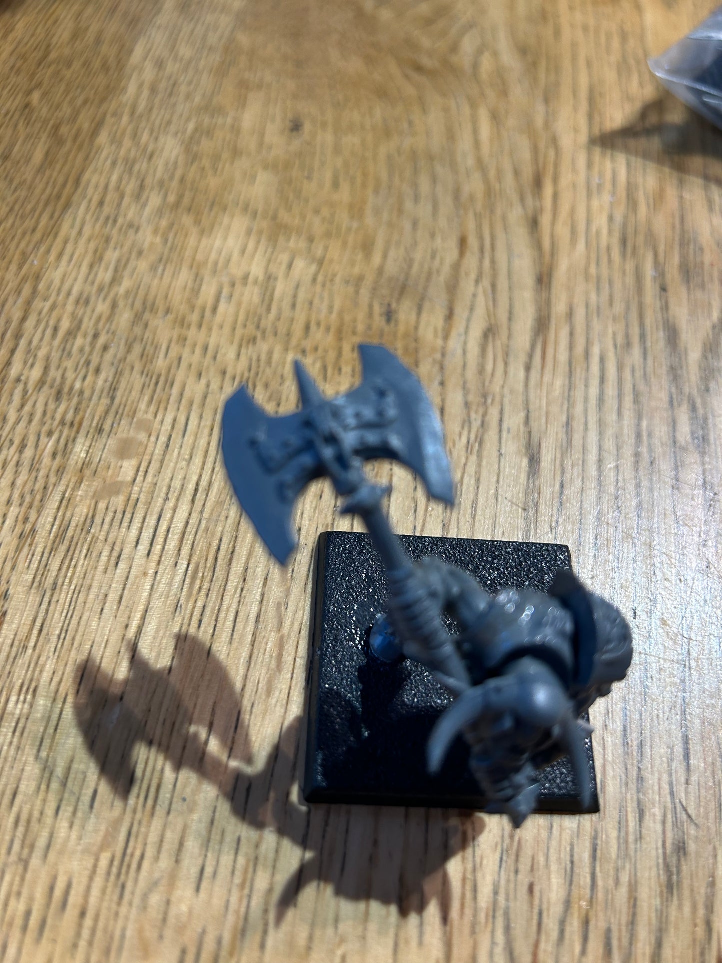 Warhammer fantasy orc warboss (axe head is loose and needs regluing)