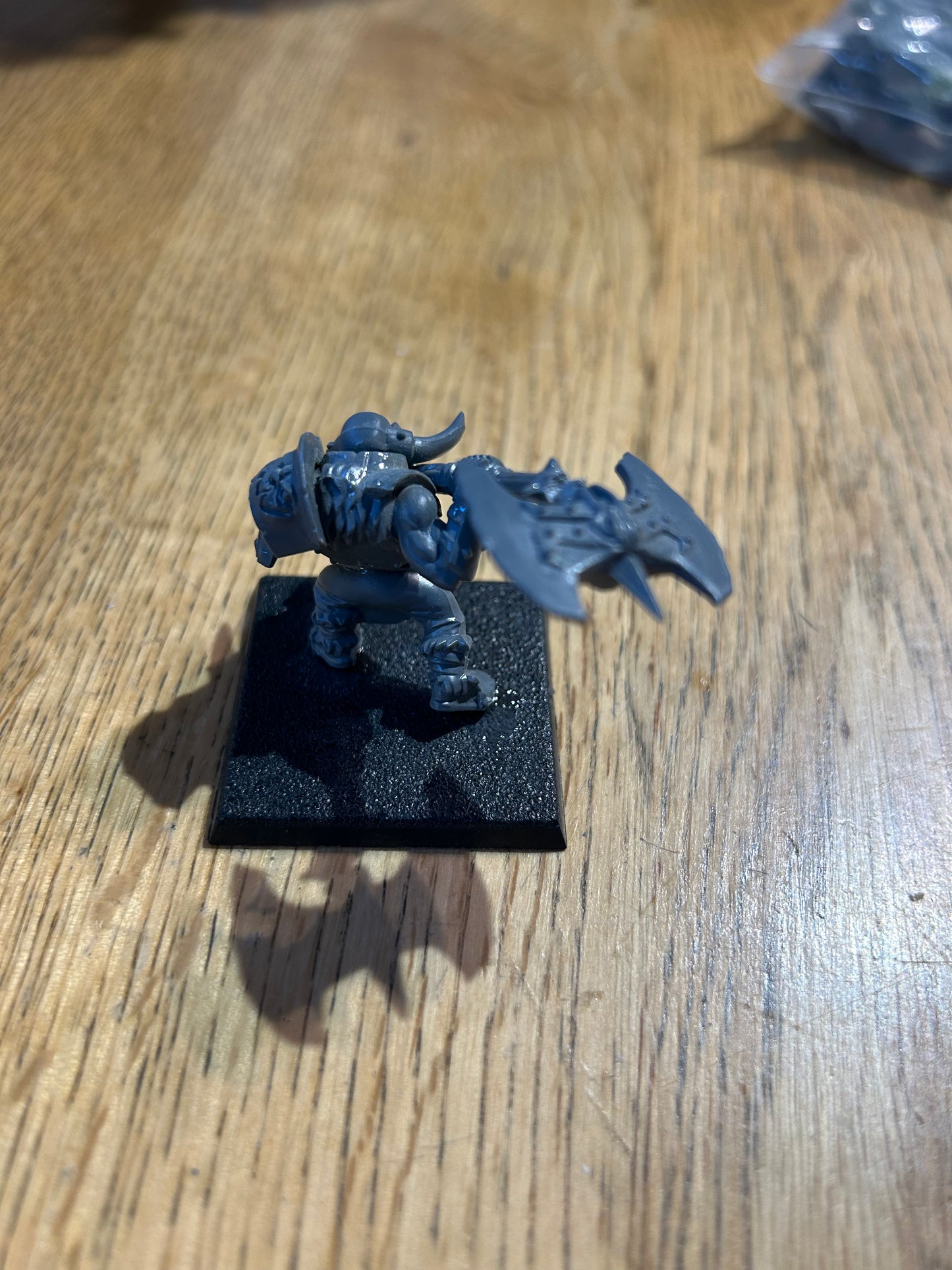 Warhammer fantasy orc warboss (axe head is loose and needs regluing)
