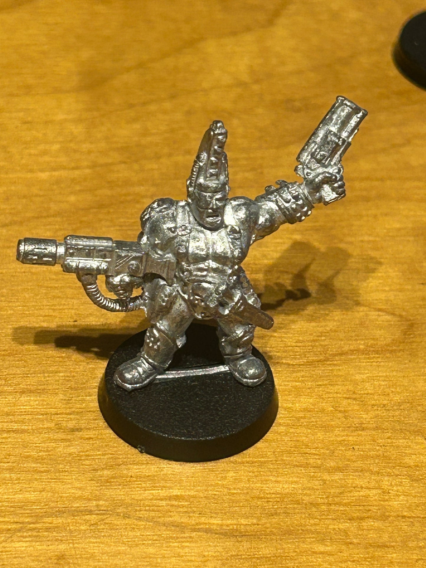 Games Workshop 40k Necromunda Goliath Leader with Meltagun 1990s Vintage Metal