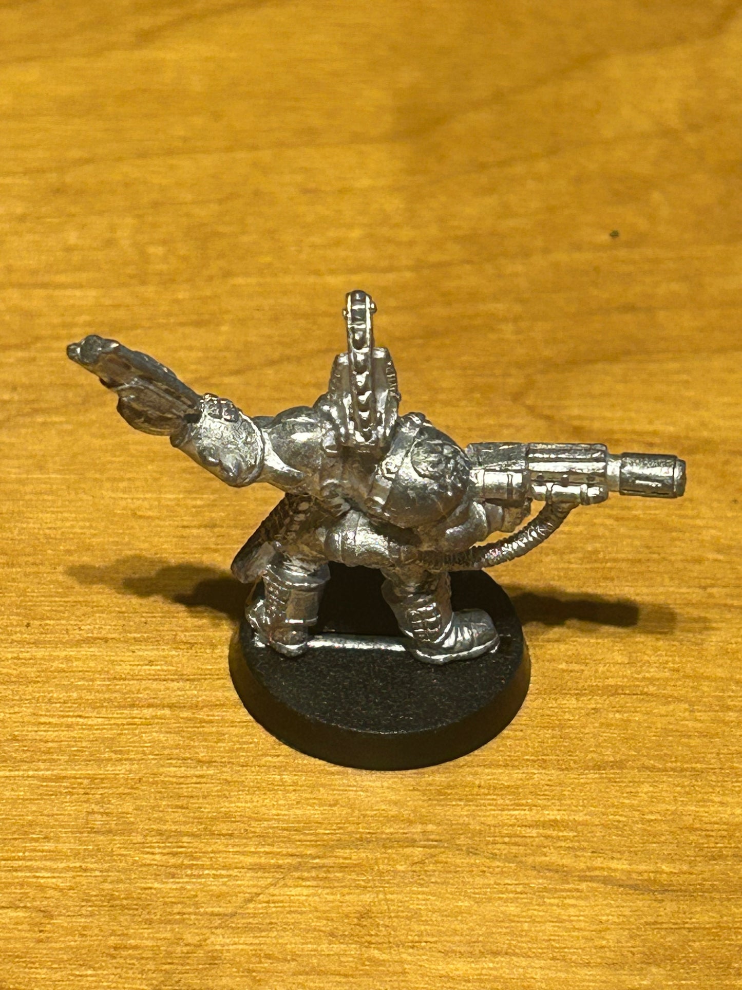 Games Workshop 40k Necromunda Goliath Leader with Meltagun 1990s Vintage Metal