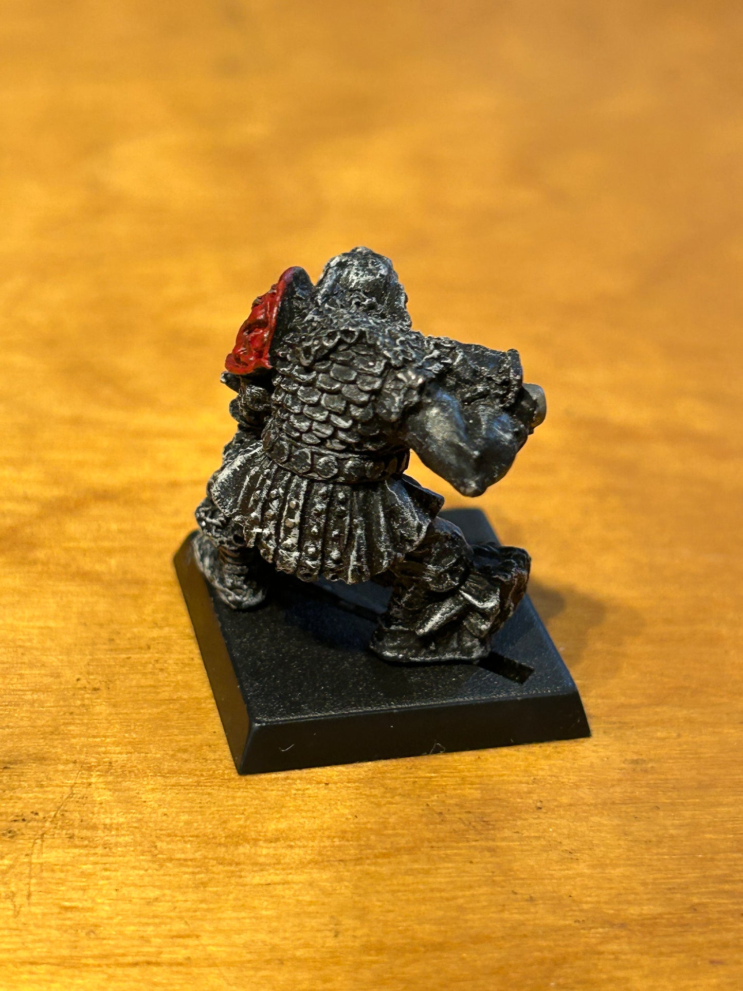 "Bigmouth Blaccug Bonesnapper" 0510 Orc Champion Metal Citadel Oldhammer