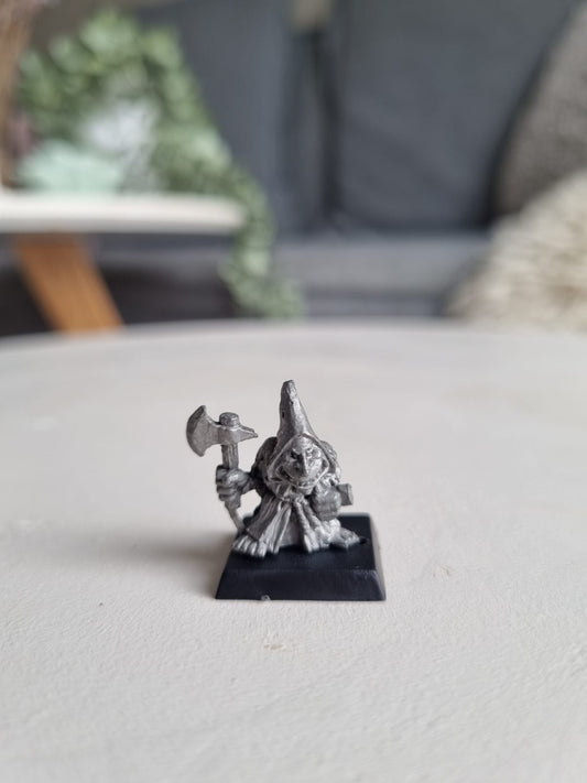 Night Goblin w/ Axe WFB 90s Metal Kev Adams Gobbos Citadel