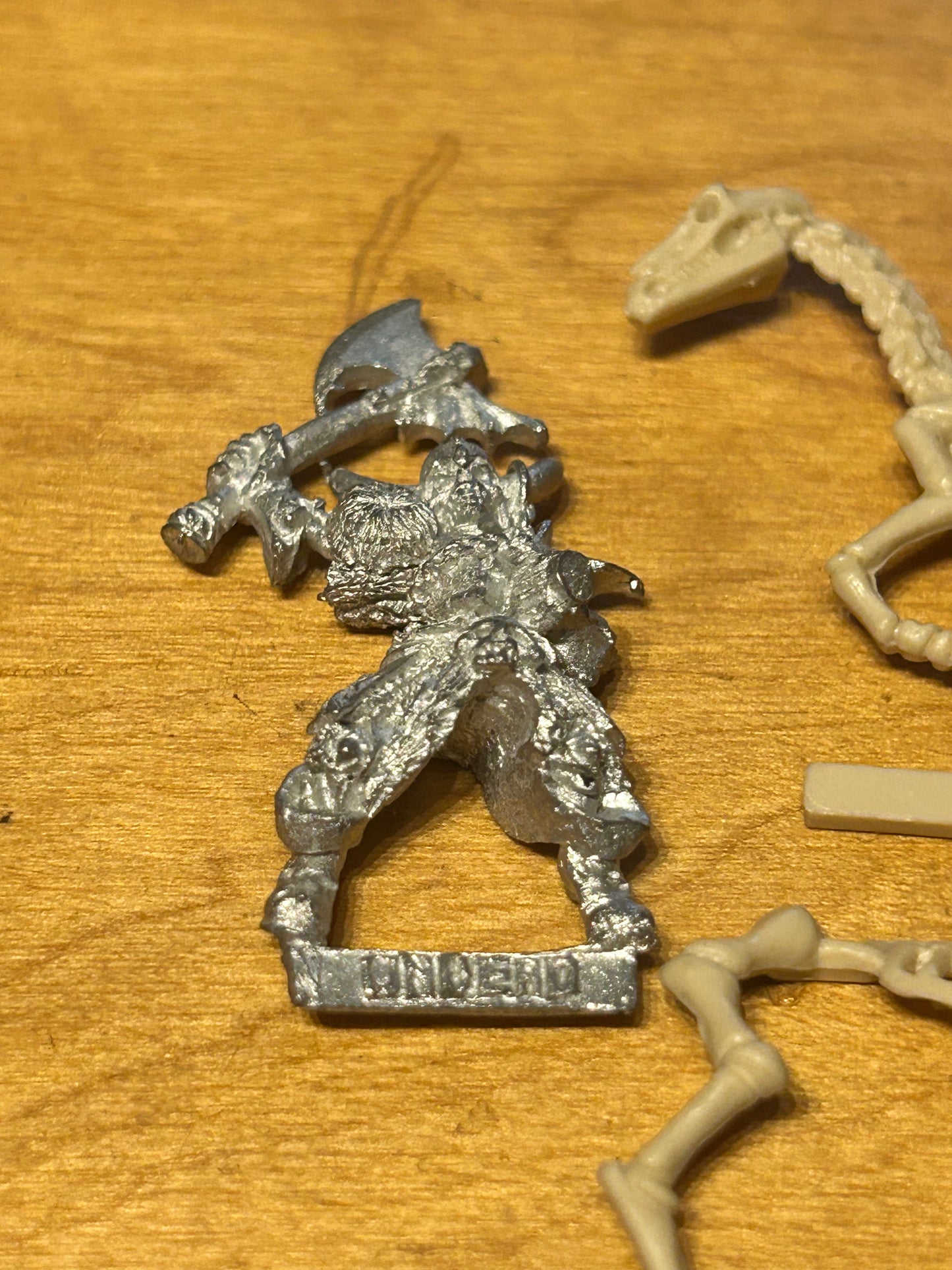Warhammer Fantasy Undead Skeleton Horseman with axe Horsemen Games Workshop Citadel
