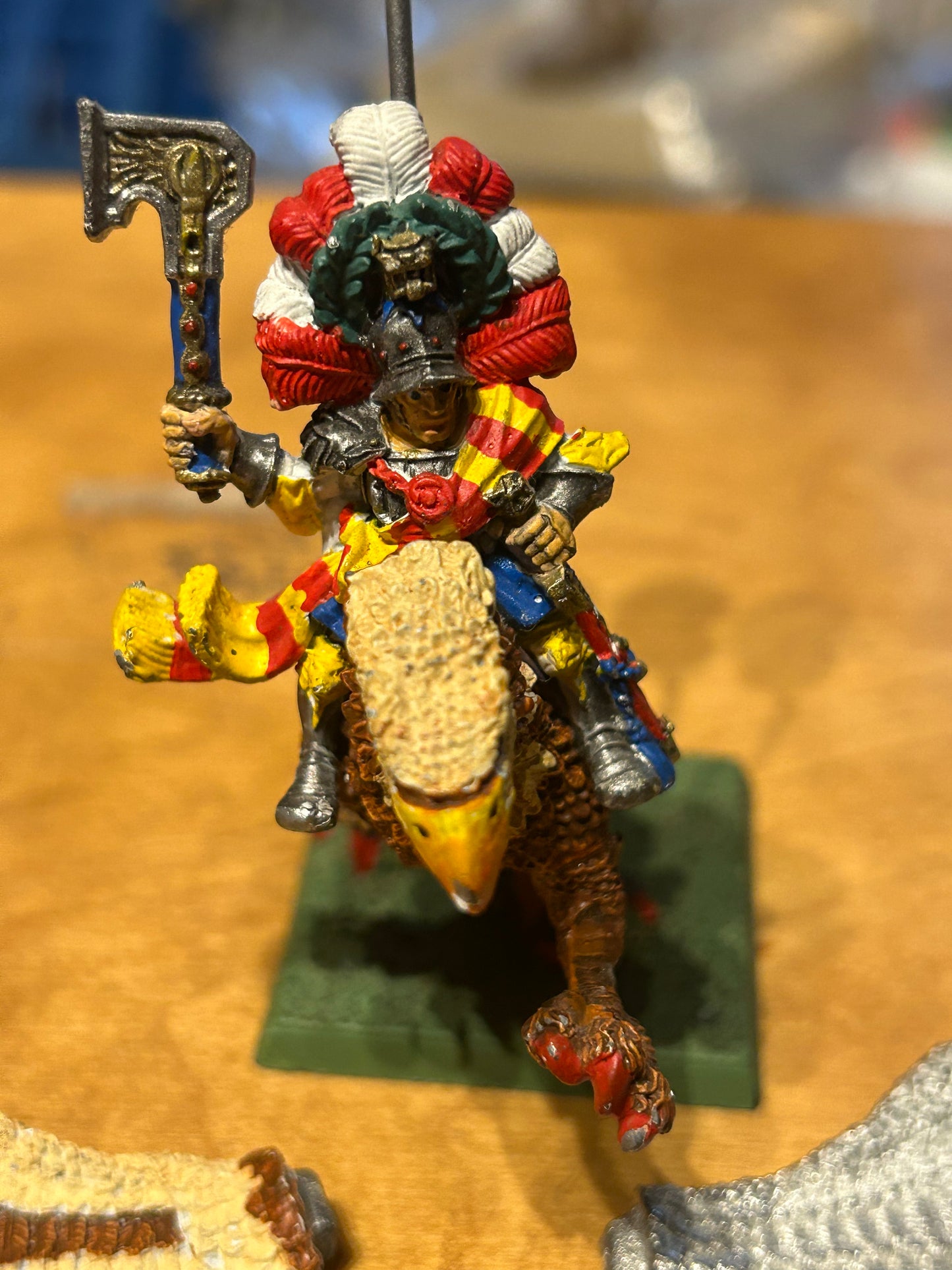 Warhammer Empire Emperor Karl Franz On Deathclaw Griffon Classic Metal Vintage