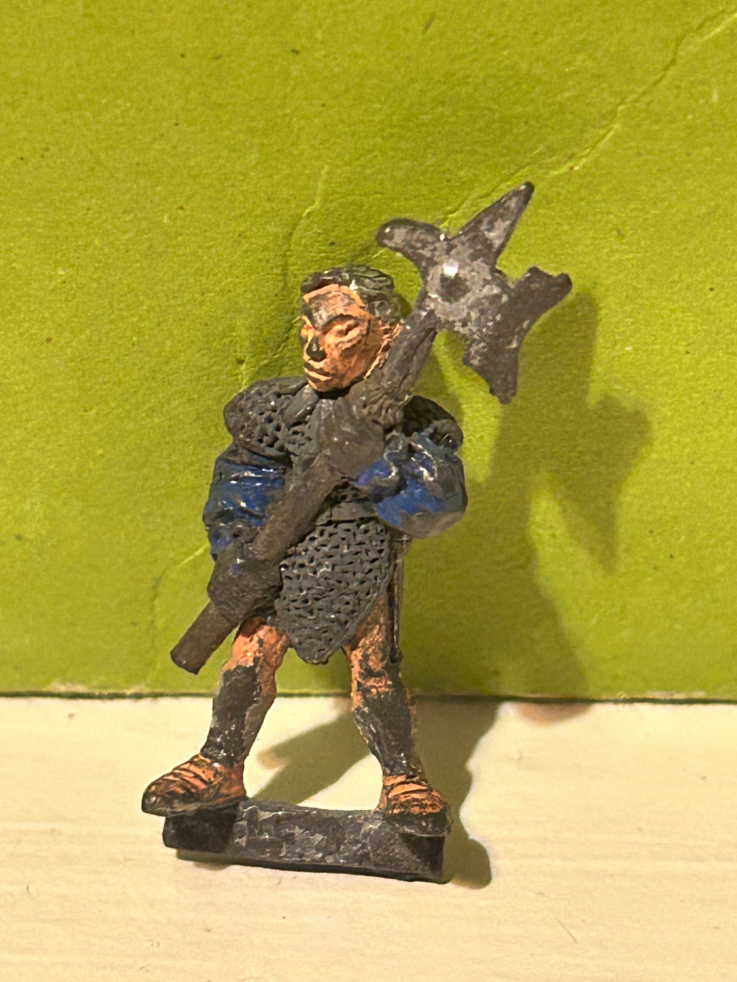 Citadel Warhammer classic 80s LOTR ME31 Silvan Elf of Mirkwood with axe