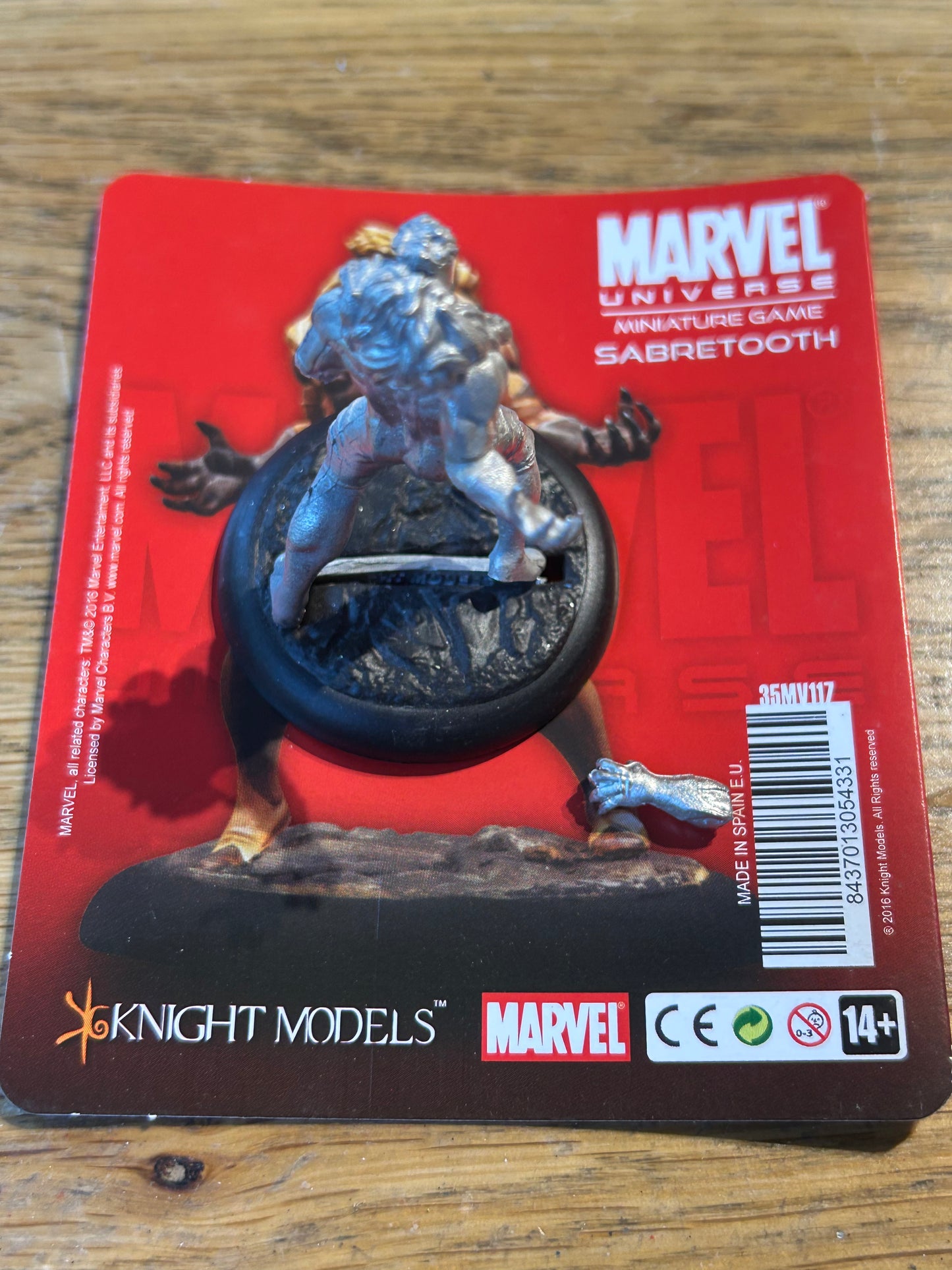 Knight Models Marvel Universe Miniatures Game sabretooth