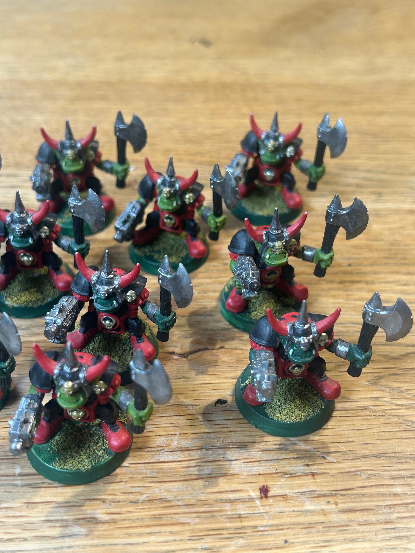 Warhammer 40k plastic monopose goff boyz x 11